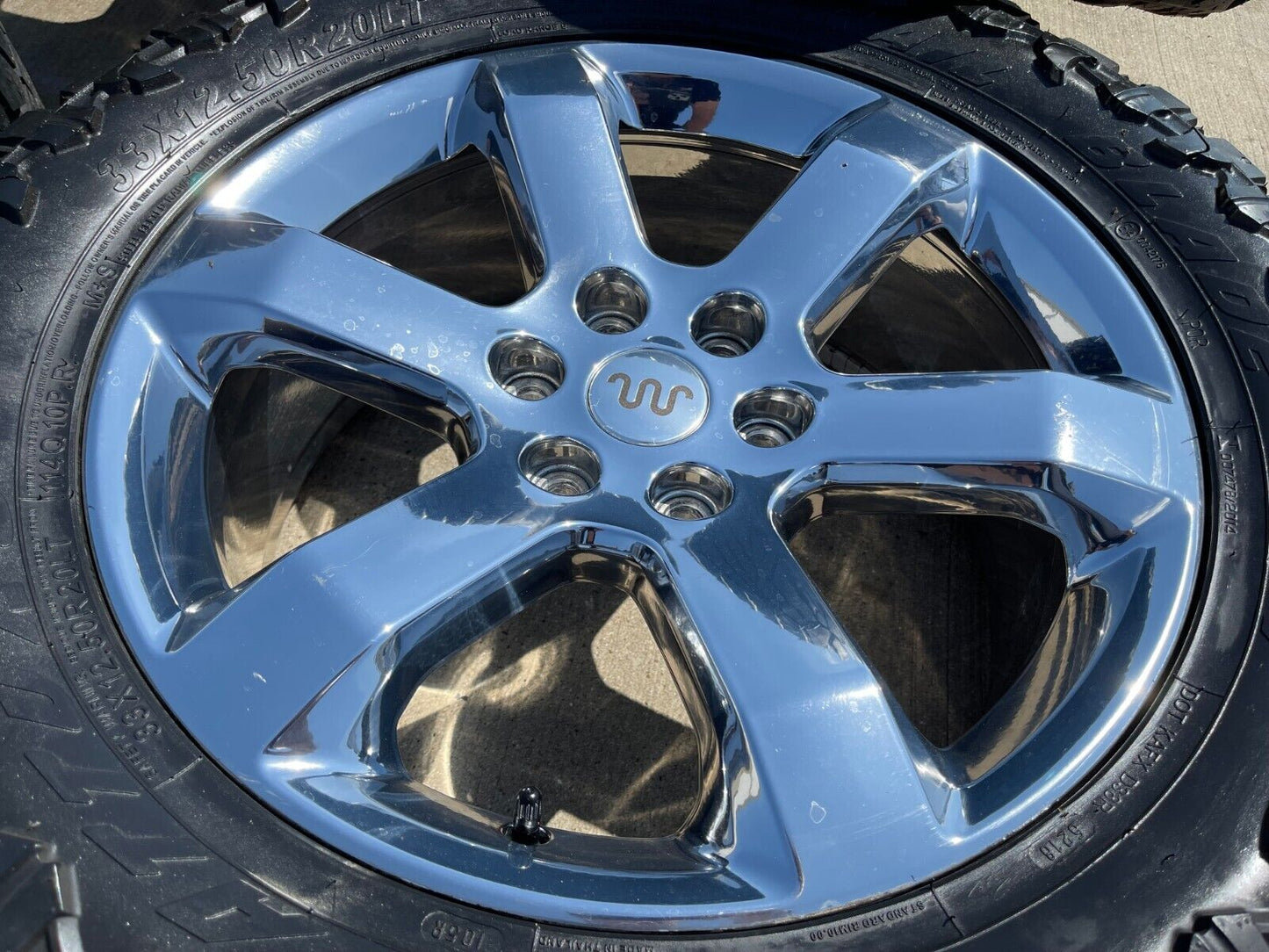20" Ford F-150 OEM rims wheels CHROME 10347 Expedition tires 33"
