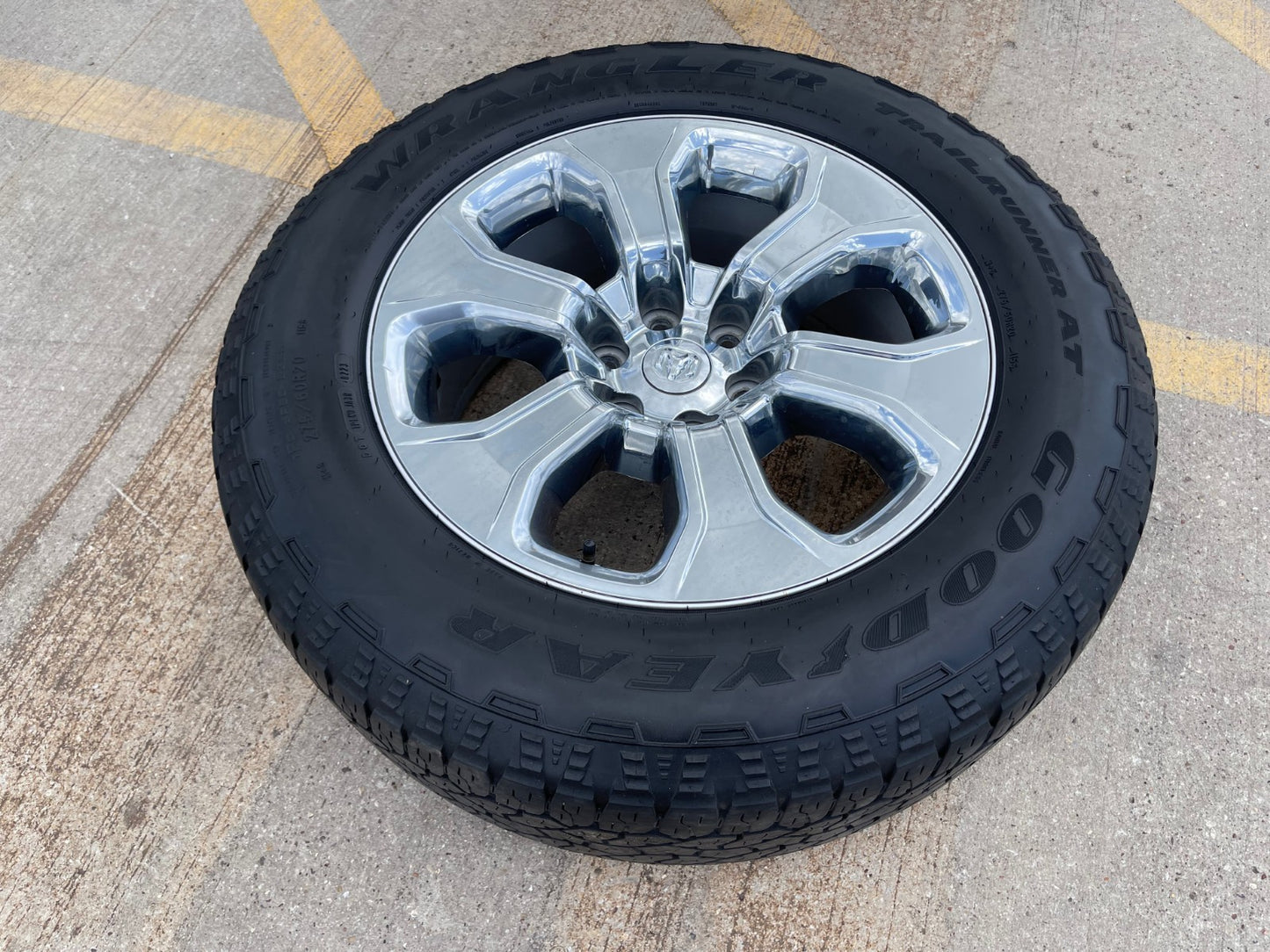20" Dodge Ram 1500 OEM Laramie CHROME 2679 wheel rim tire 2022 2023 2024 2025