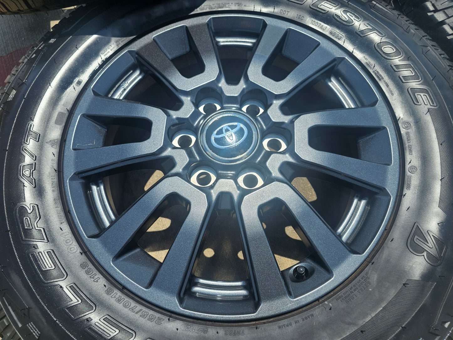 18" Toyota Land Cruiser OEM wheels rims tires Tundra Sequoia NEW BRIDGESTONE