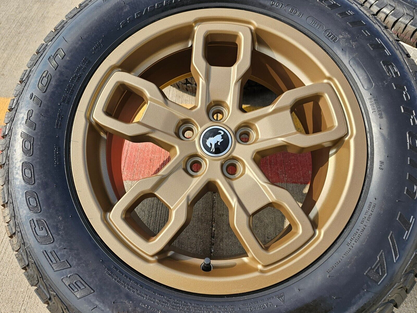 17" Ford Bronco Sport rims wheels HERITAGE 95019 10325 OEM factory BFG NEW