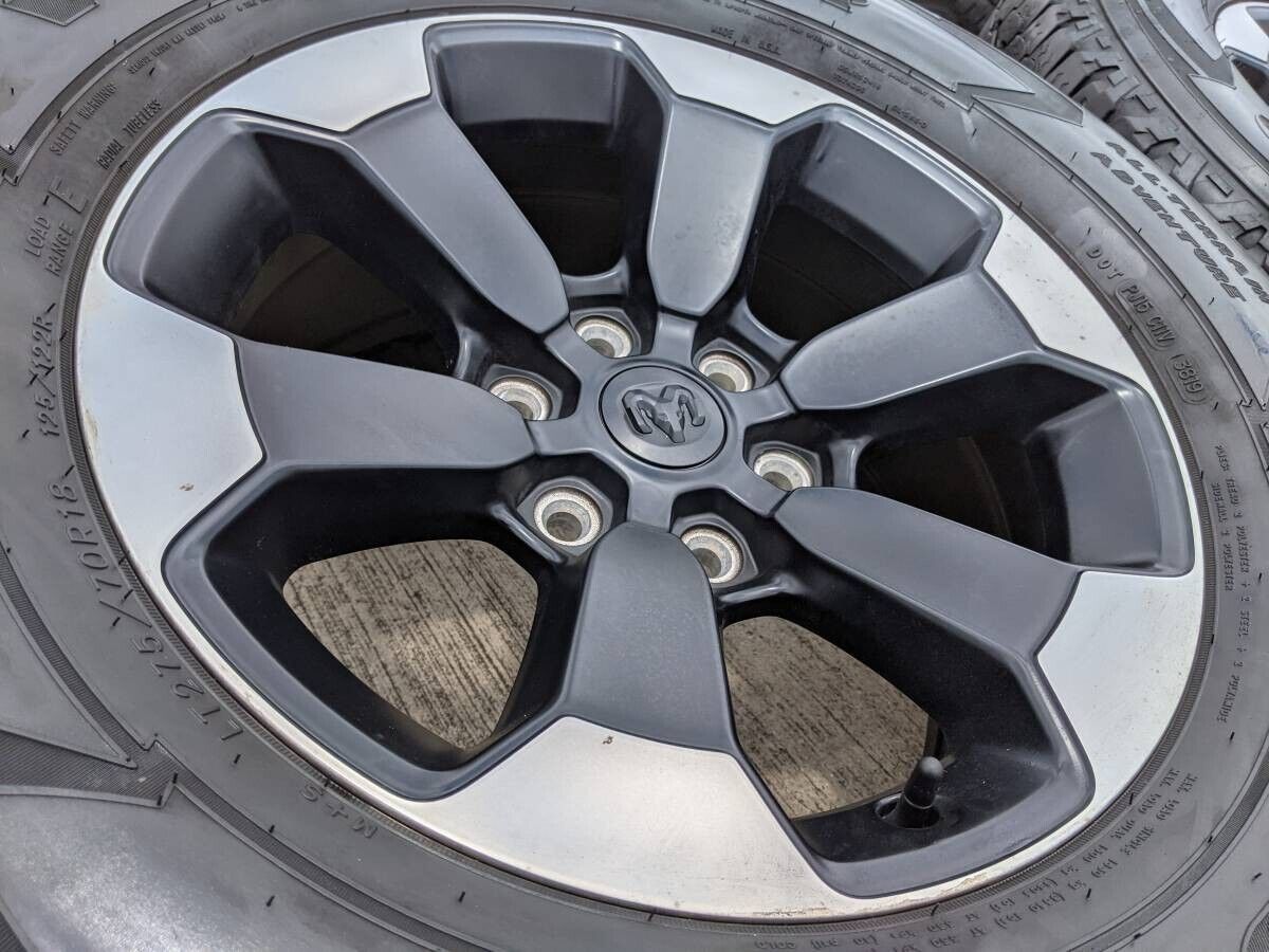 18" Dodge Ram 1500 OEM Rebel black 2671 wheels rims 2020 2021 2022 2023 2024