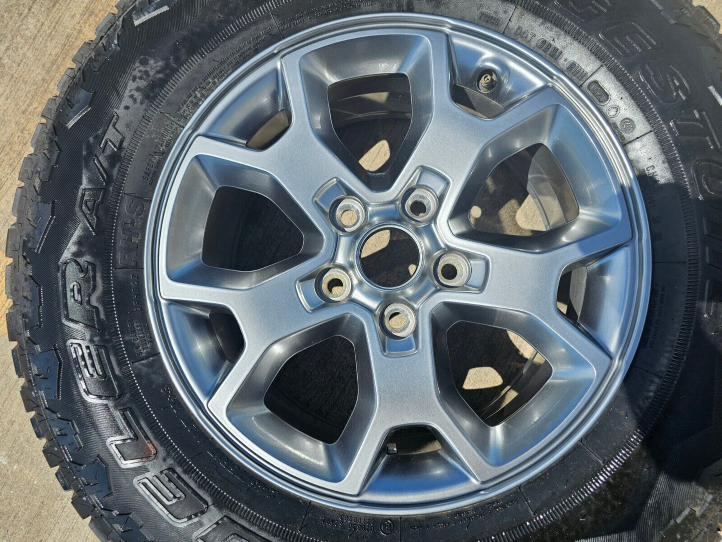 17" Jeep Wrangler Gladiator Rubicon OEM 9218 SPARE wheel rim 2020 2021 2022 2023