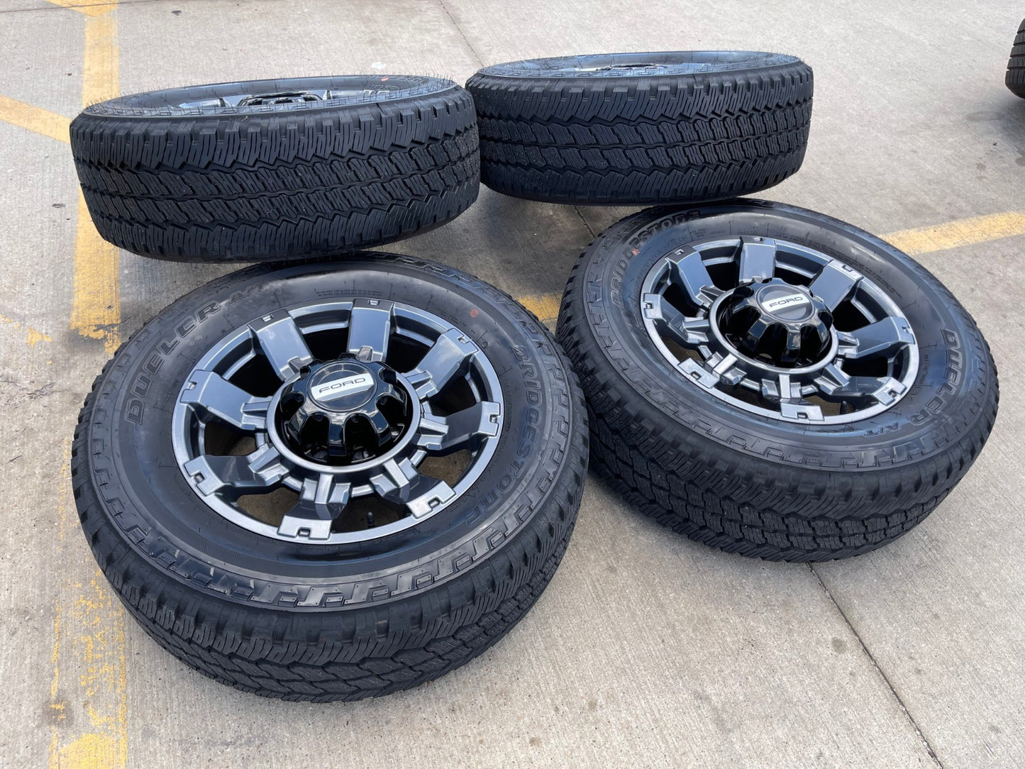 20" Ford F-250 F-350 OEM gray Lariat 10485 10296 wheels rims tires