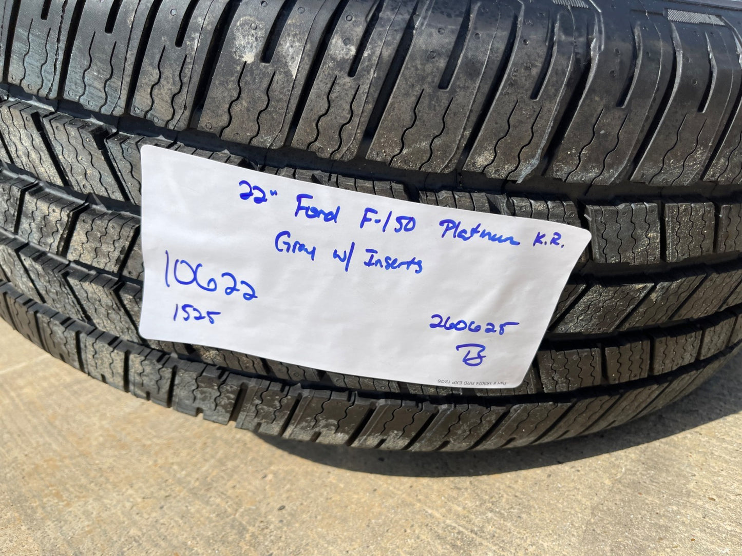 22" Ford F-150 LIMITED OEM rims wheels 10622 Expedition 2025 2026 MICHELIN NEW