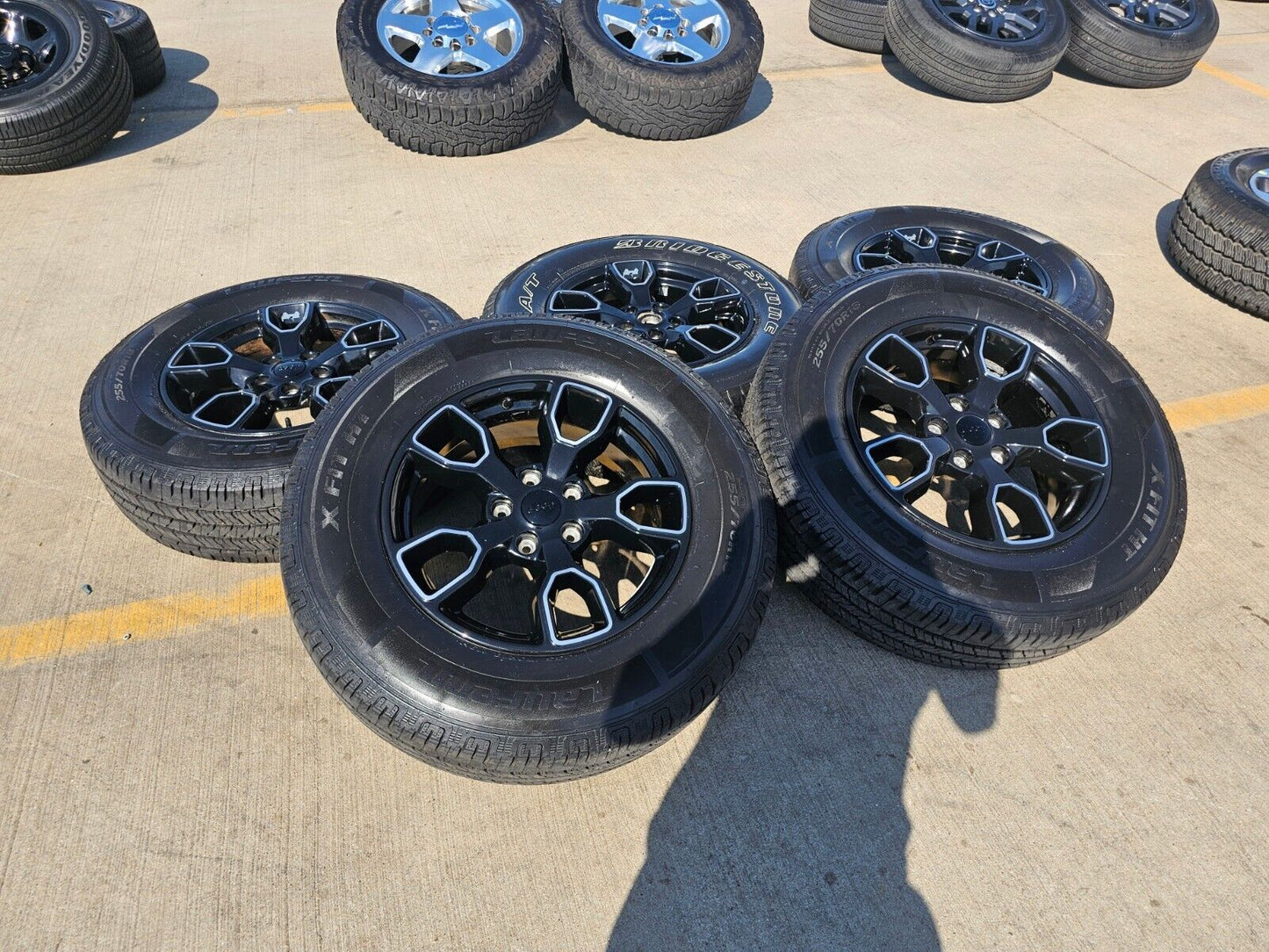 18" Jeep Wrangler SMOKY MOUNTAIN Black OEM 9198 wheels rims tires