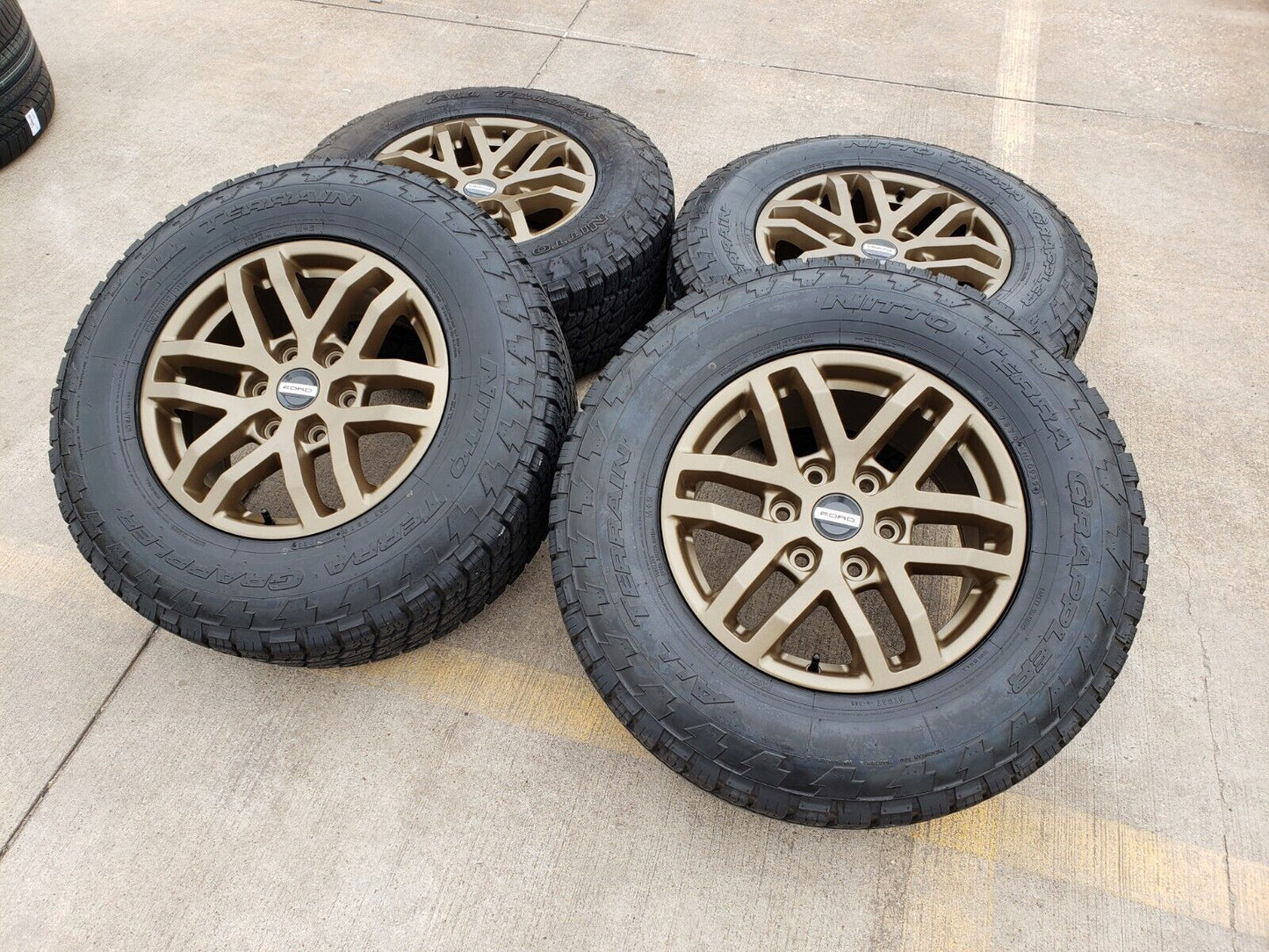 17" Ford Ranger Tremor OEM rims wheels 10431 BRONZE 2022 2023 2024 2025 NITTO