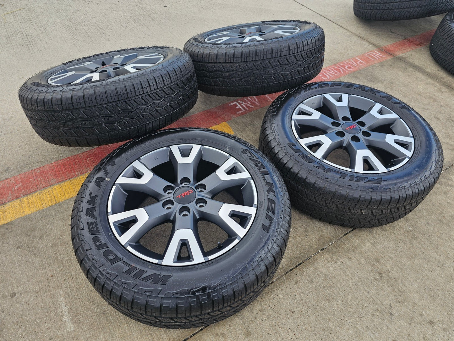 20" Toyota 4Runner TRD OEM gray wheels rims Tundra Sequoia 2025 2026 NEW A/T3
