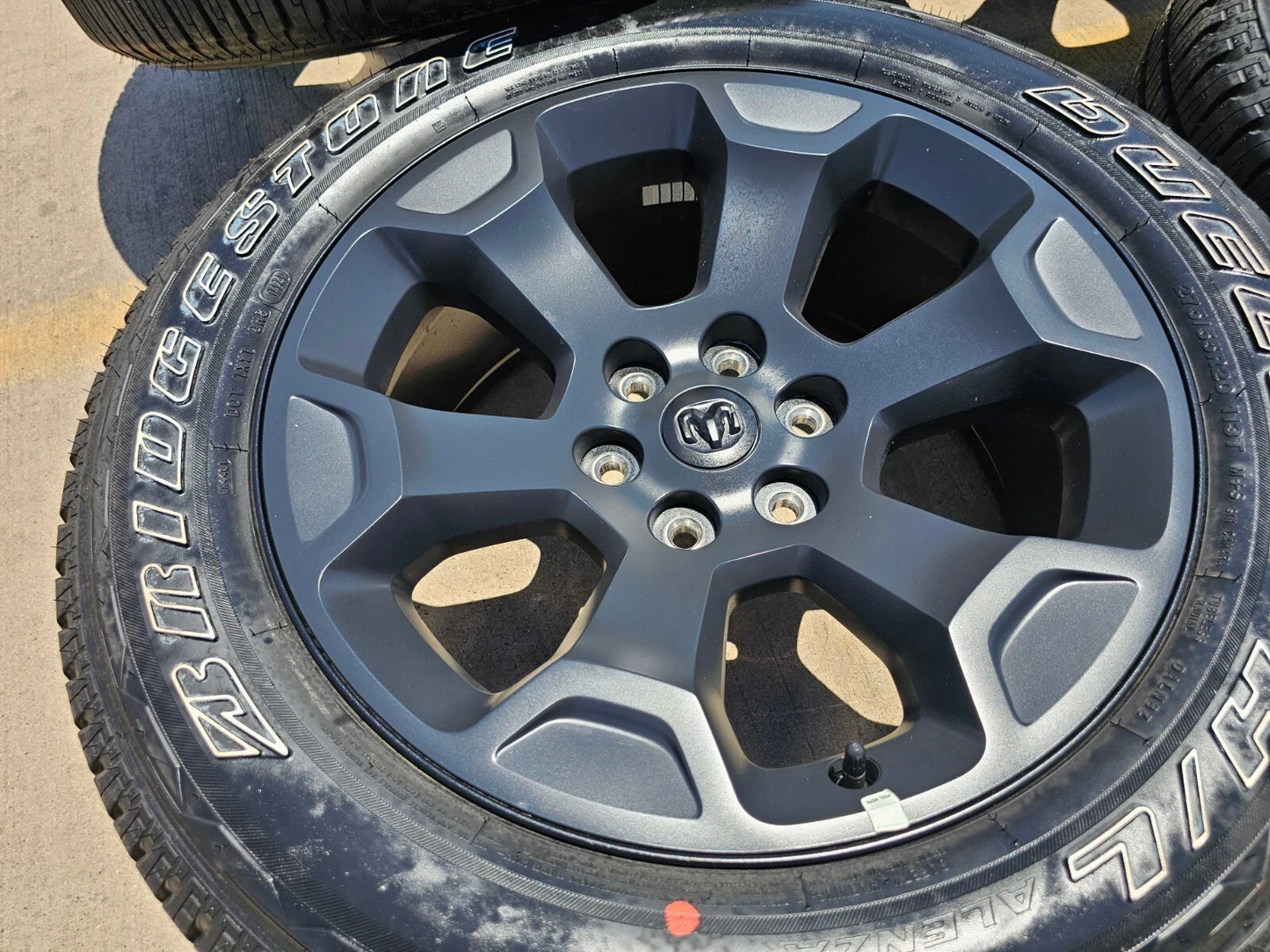 20" Dodge Ram 1500 OEM Laramie Black 2680 wheels rims tires 2024 2025 2026 NEW