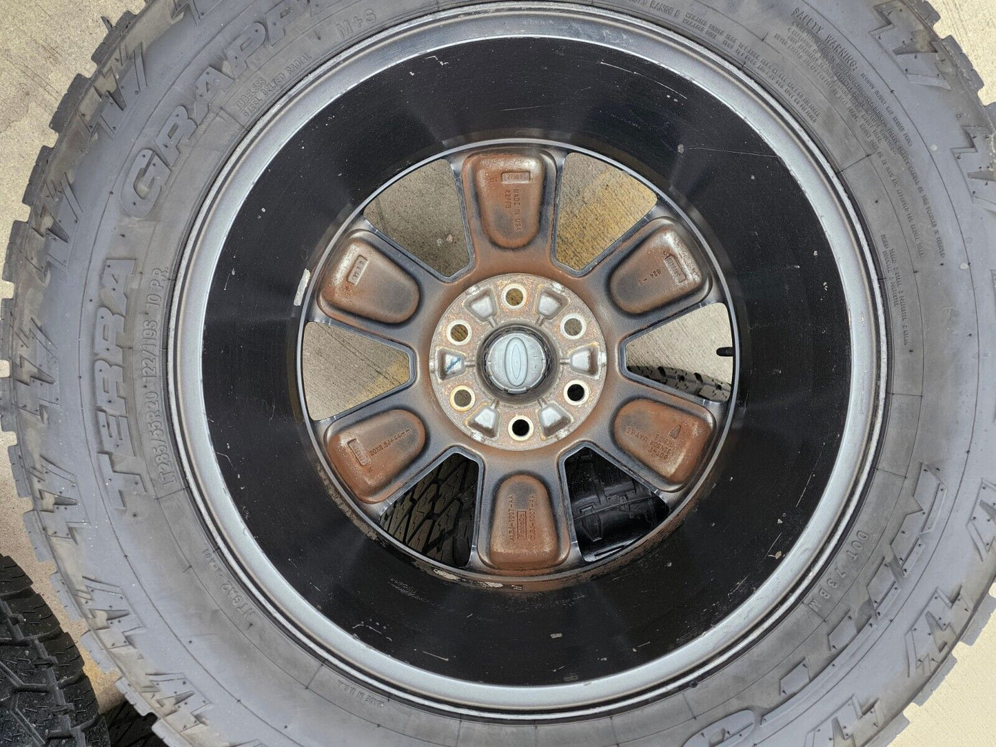 20" Ford Expedition F-150 OEM gray wheels rims 3833 3896 tires NITTO