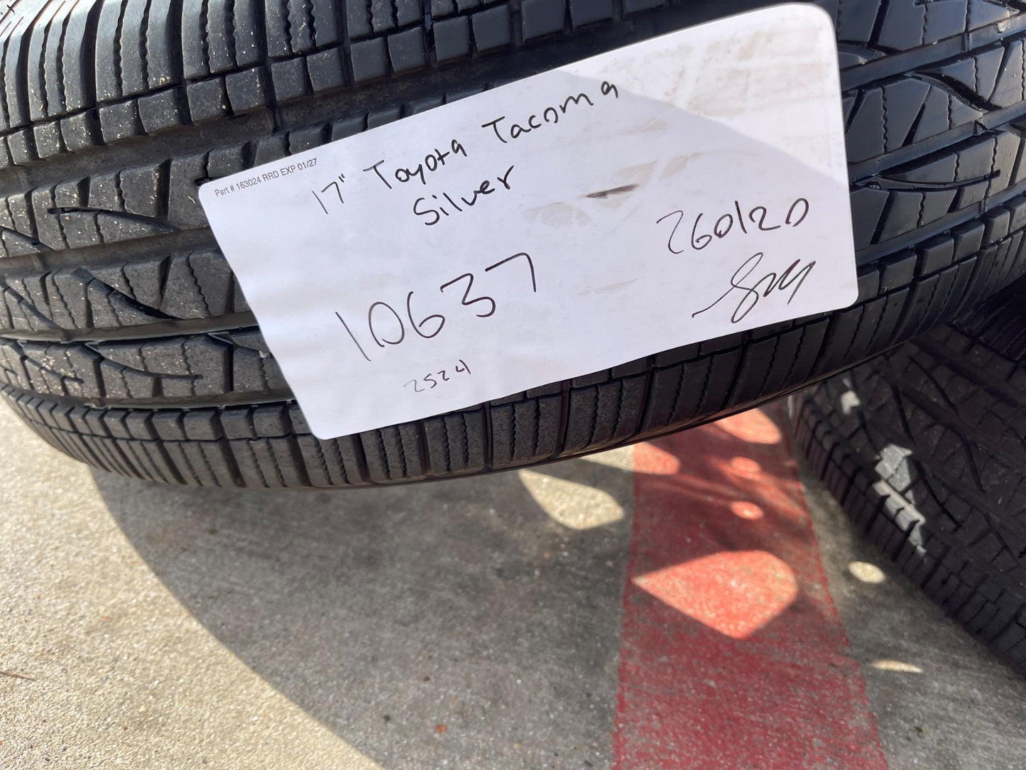 17" Toyota Tacoma 4Runner TRD OEM 94254 10637 wheels rims 2025 2026 FIRESTONE