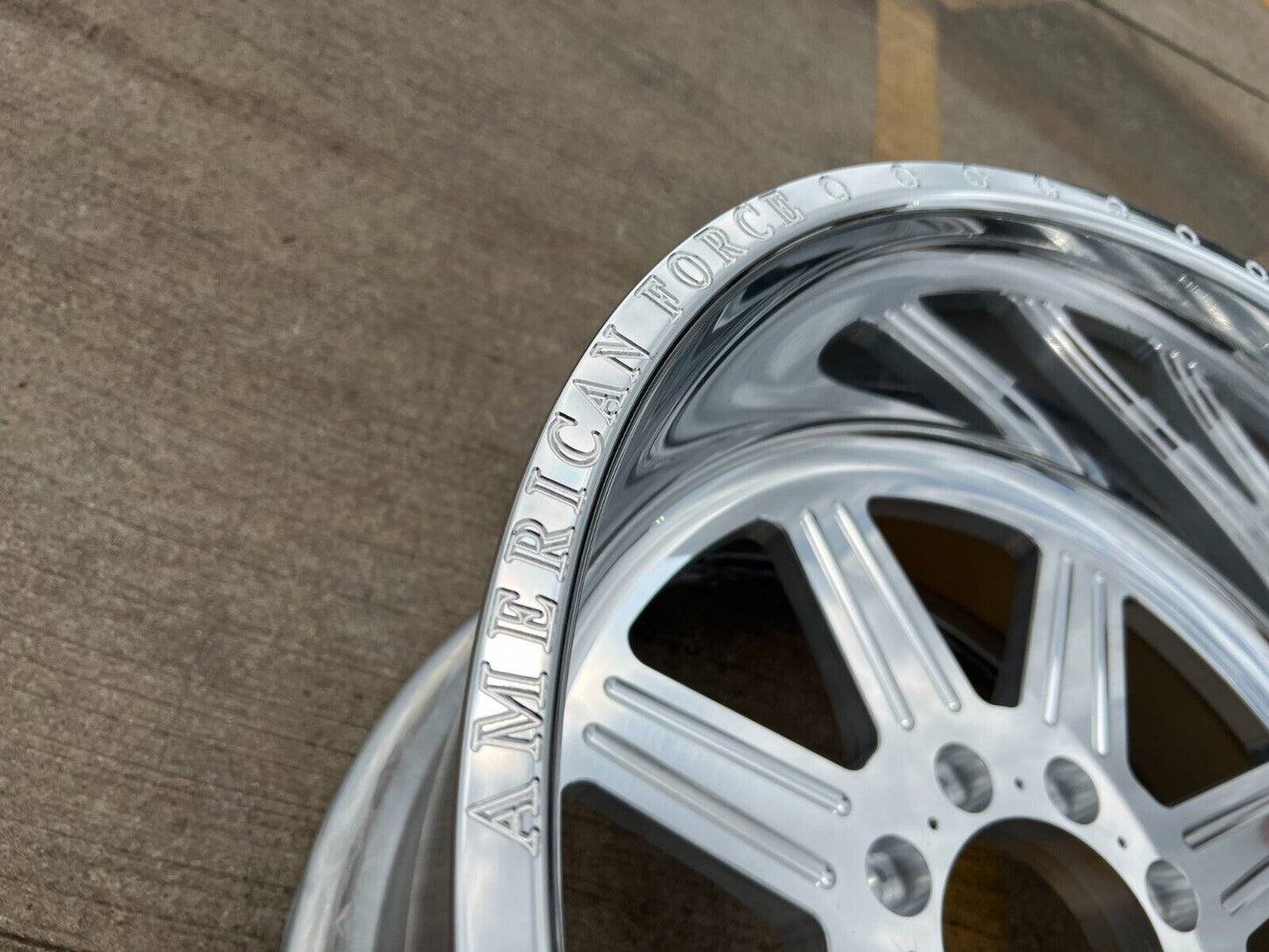 22x12 American Force G55 Tempo SS Polished Ram 2500 3500 wheel rim 8x165 NEW