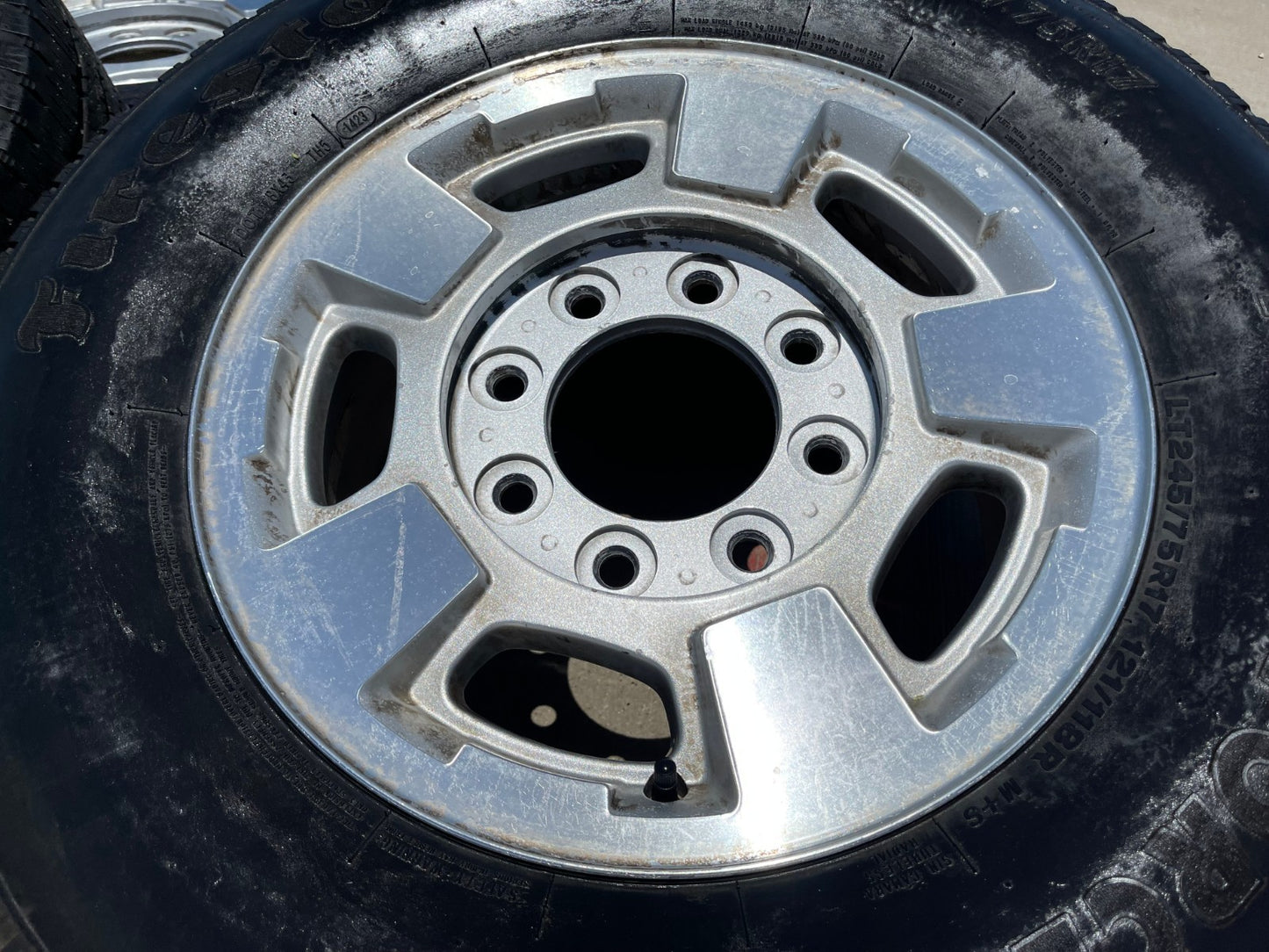 17" Chevy Silverado GMC Sierra 2500 3500 OEM 5500 wheels rims FIRESTONE