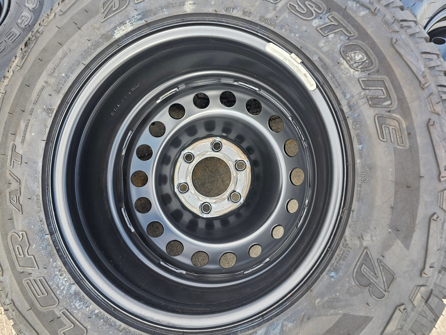 (4) 17" INEOS Grenadier OEM steel wheels rims tires 2023 2024 2025 2026 NEW