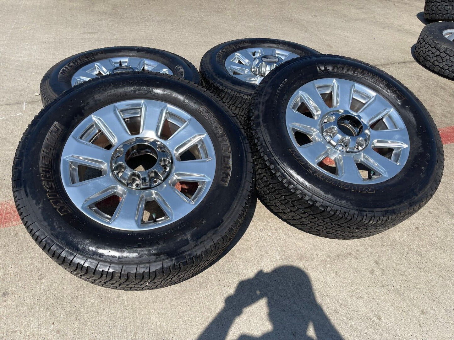 20" Ford F-250 F-350 Platinum OEM rims wheels 10103 tires MICHELIN