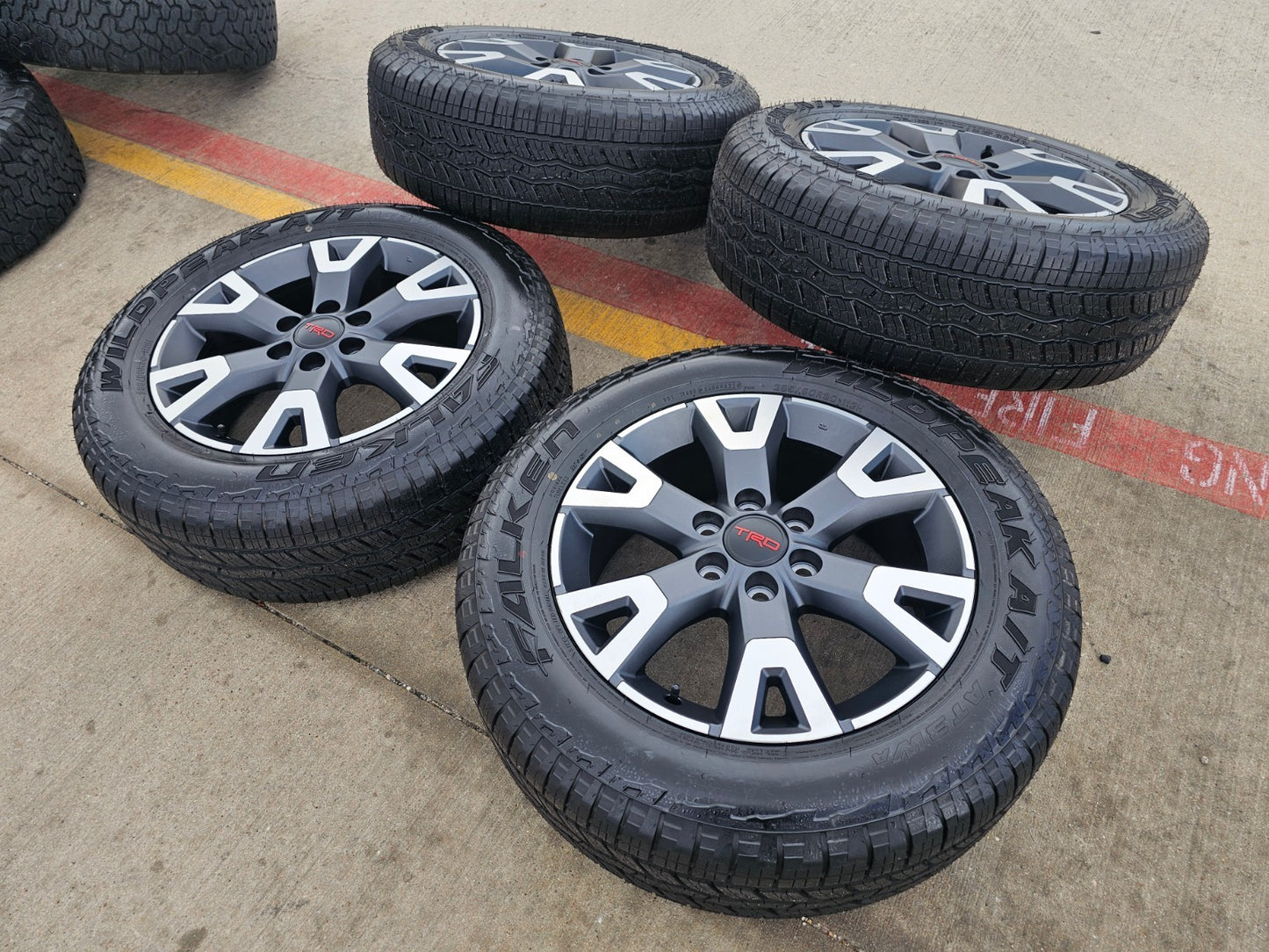 20" Toyota 4Runner TRD OEM gray wheels rims Tundra Sequoia 2025 2026 NEW A/T3