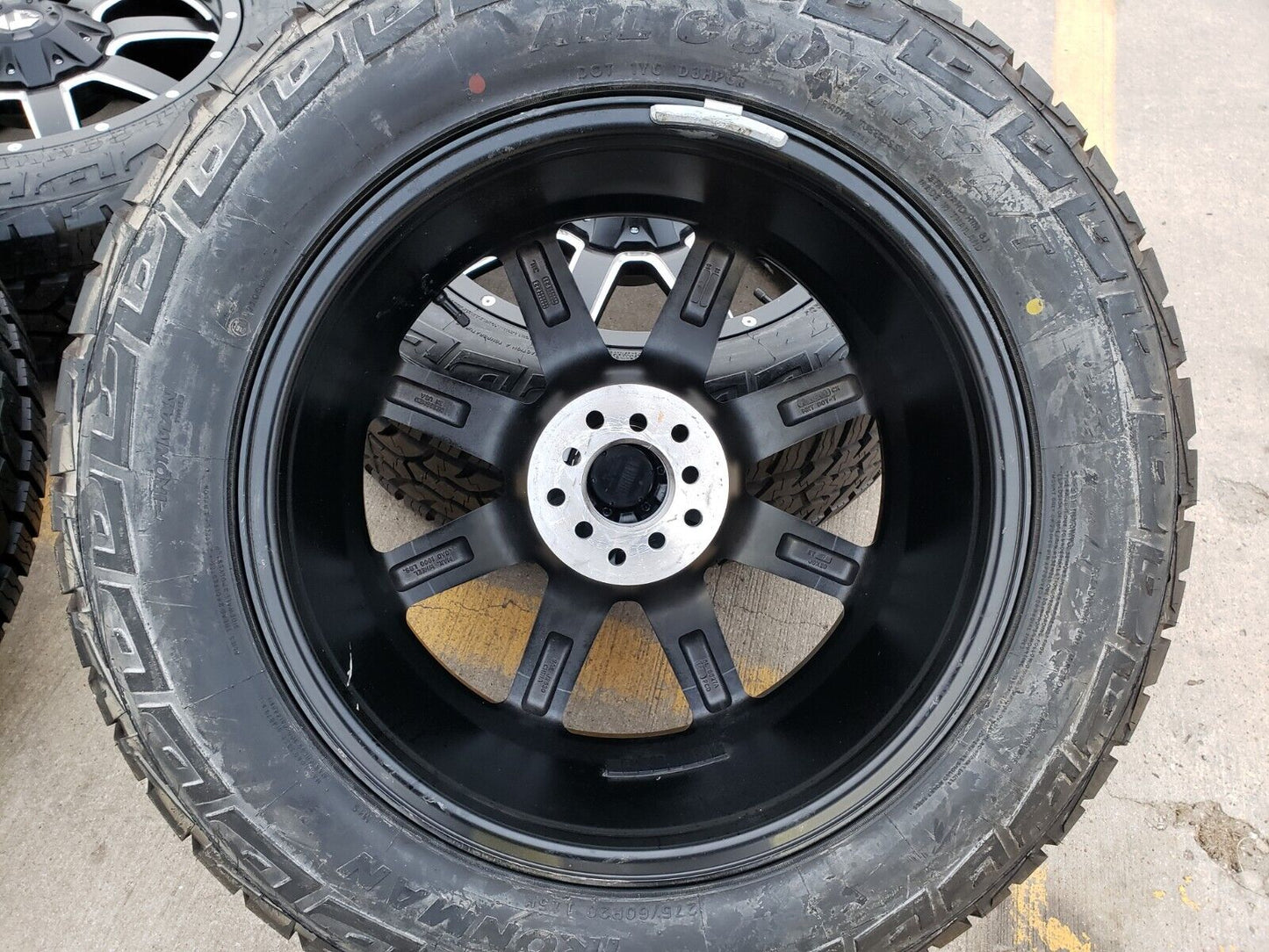 20x9 Fuel Jeep Maverick Wrangler Gladitor wheels rims 33" tires 5x127 5x112