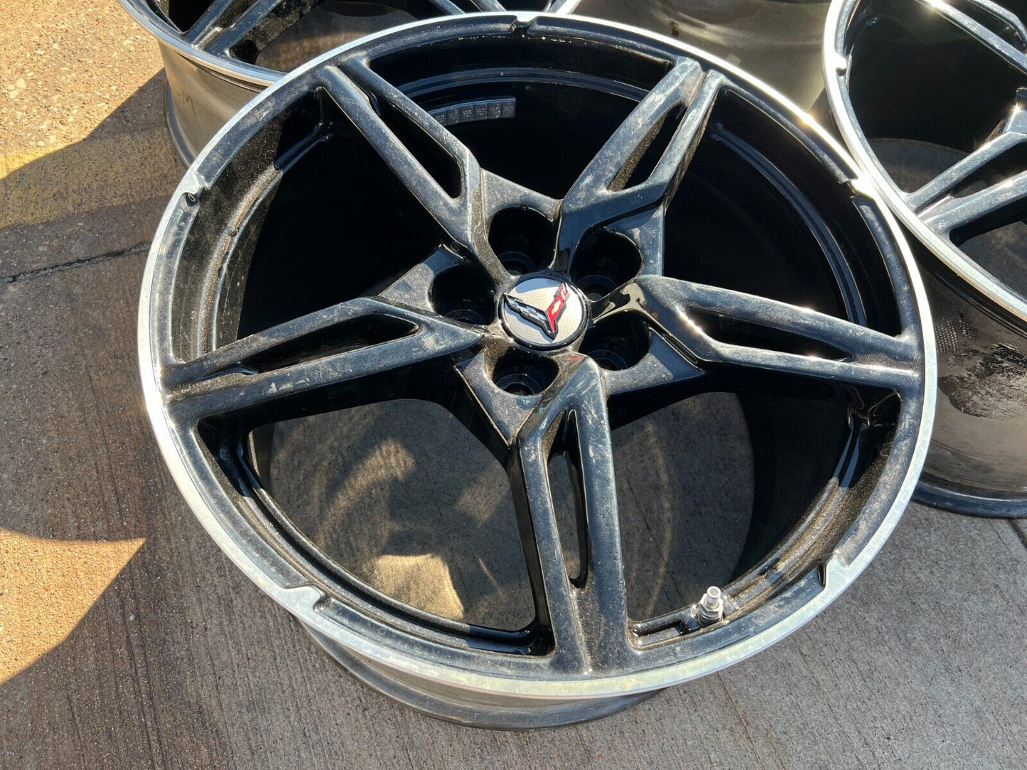 19" + 20" Chevy Corvette C8 OEM wheels rims 14009 200268 2022 2023 2024 2025
