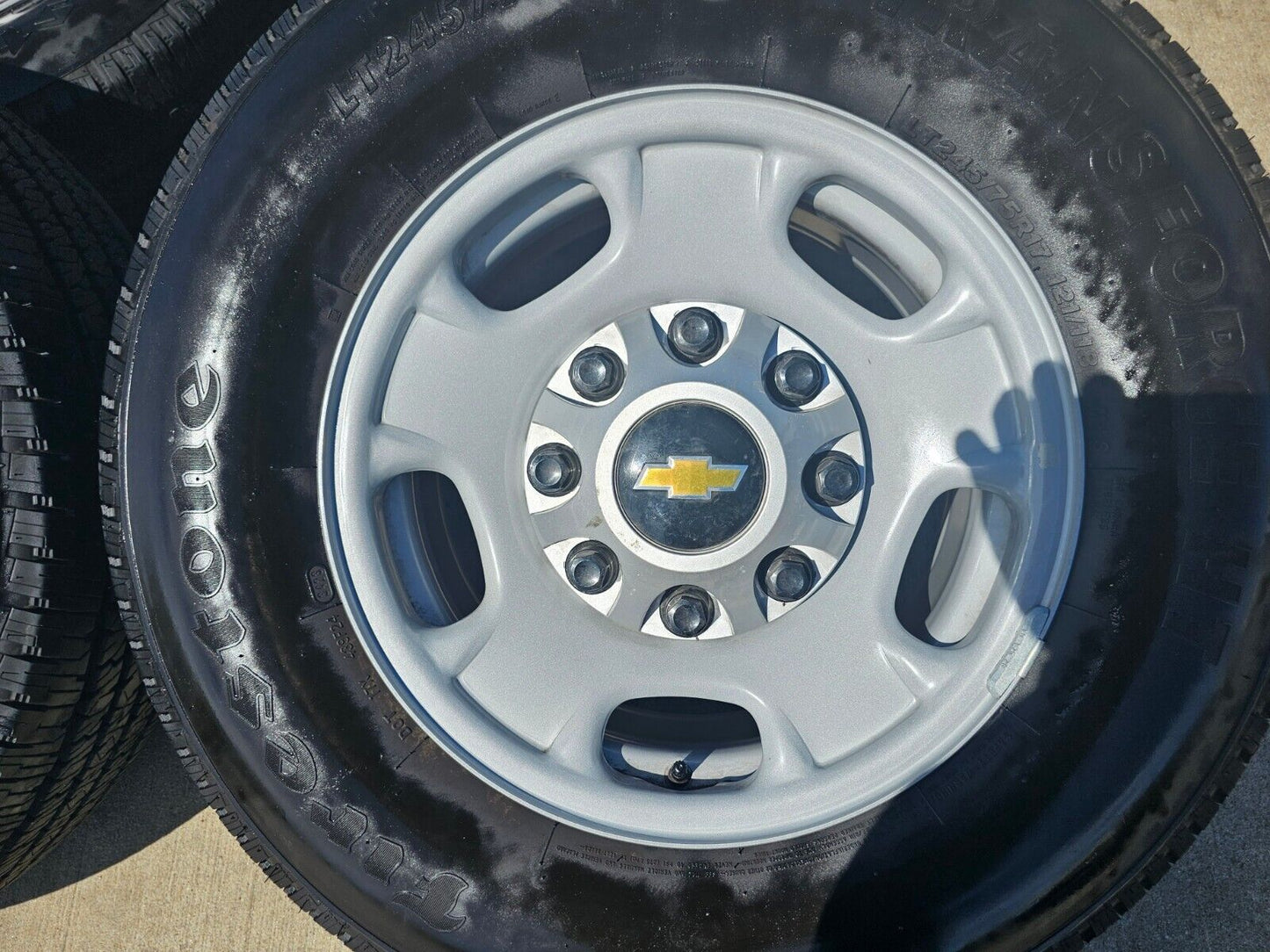 17" Chevy Silverado GMC Sierra 2500 OEM 8095 wheels 2021 2022 2023 2024 2025 NEW