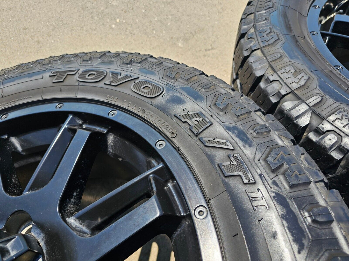 20" Toyota Tundra TSS TRD T Force OEM black wheels rims 5x150 tires
