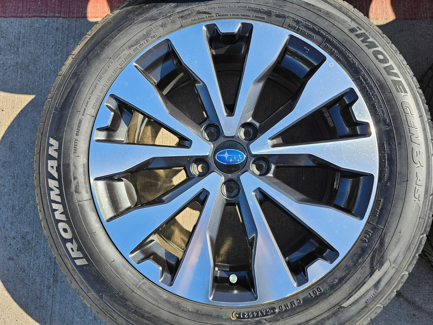 18" Subaru Outback Legacy Forester OEM wheels rims 68826 tires