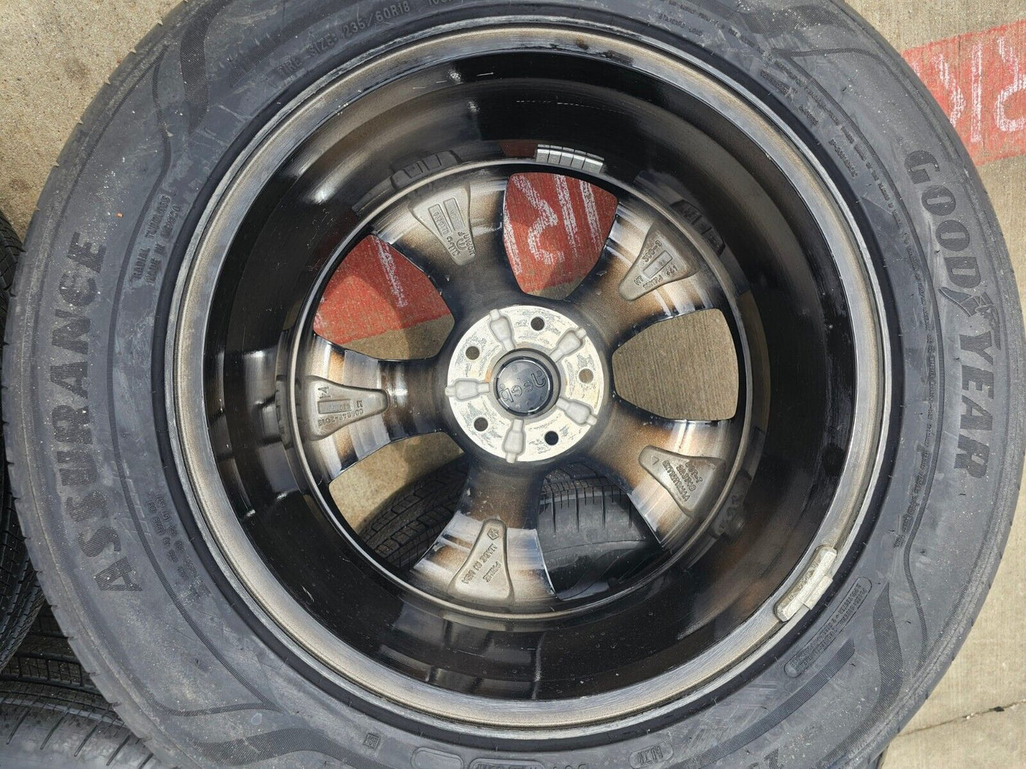 18" Jeep Cherokee Compass 9159 wheels rims OEM Renegade NEW GOODYEAR tires