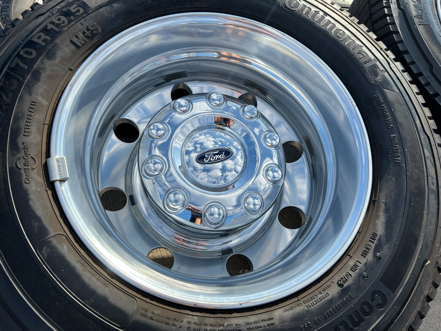 19.5" Ford F-450 Dually F-550 rims wheels RAM 4500 OEM 10x225 2022 2023 2024 NEW