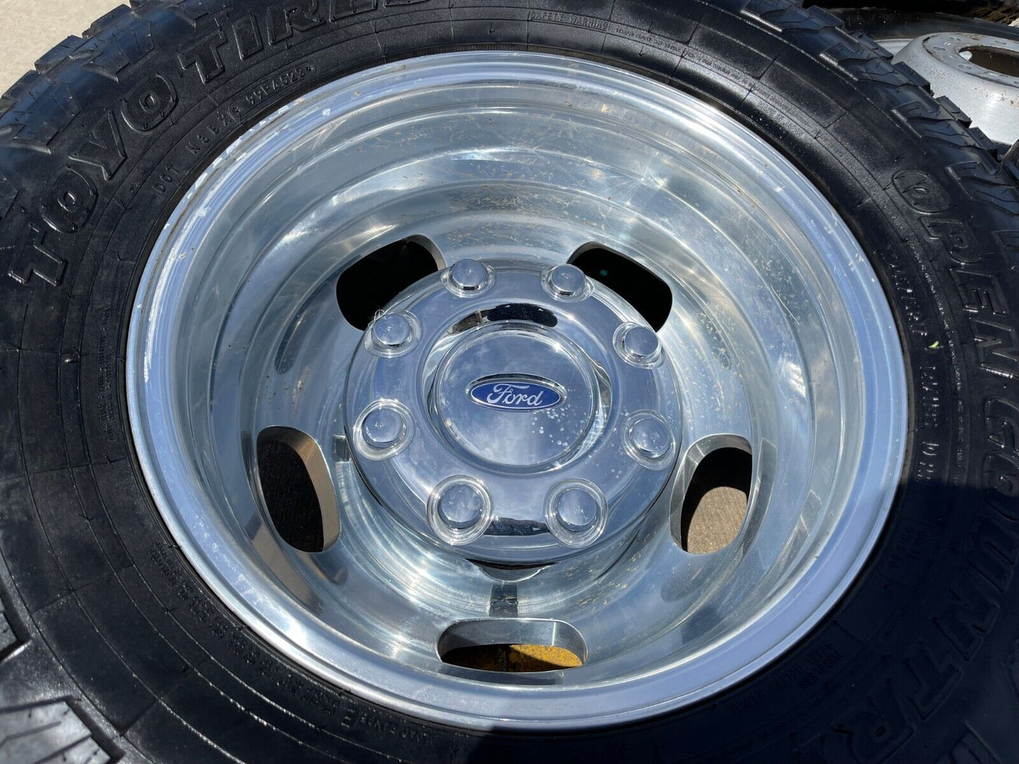 17" Ford F-350 Dually OEM 14077 14078 rims wheels 2023 2024 2025 TOYO