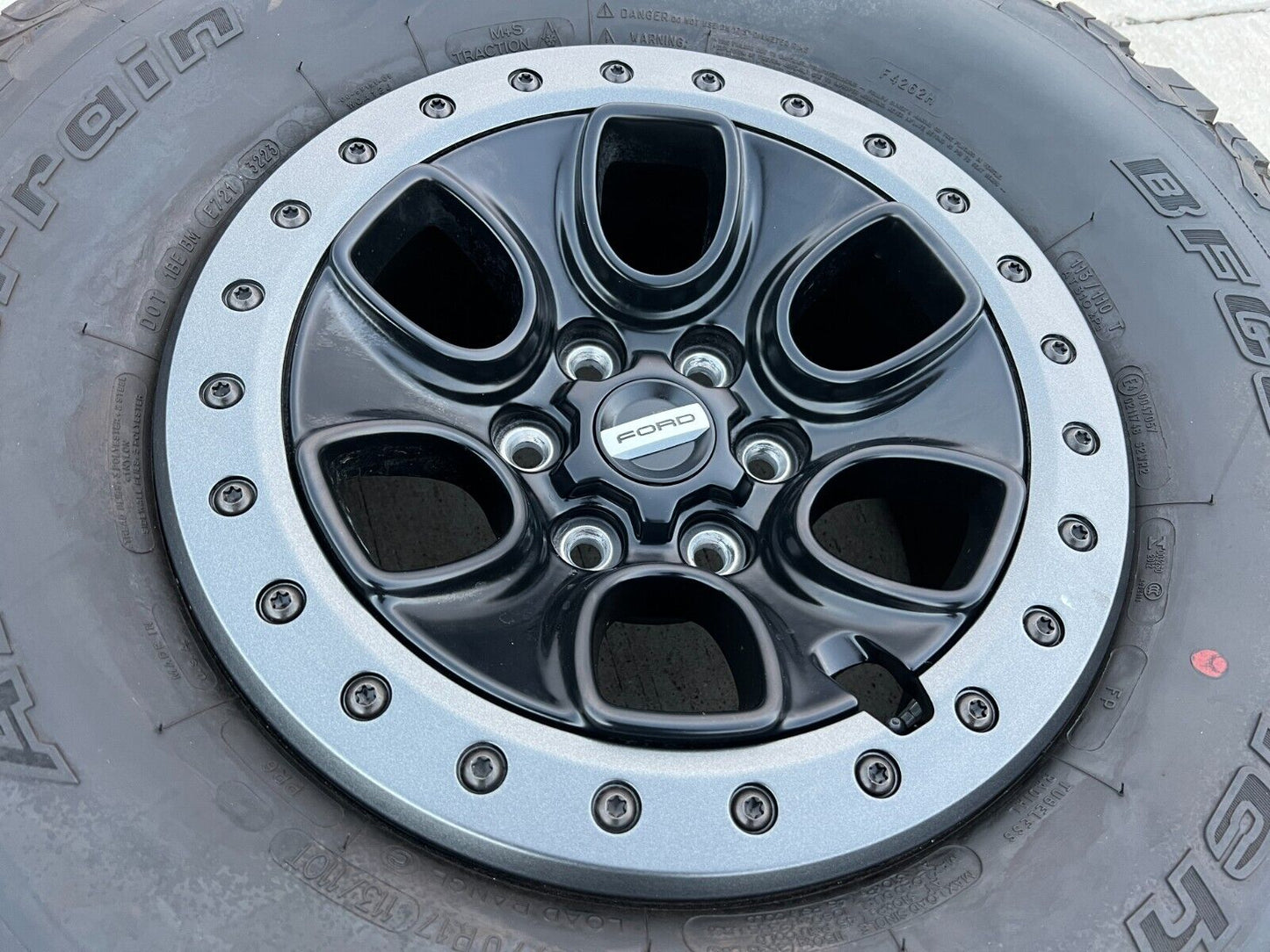 17" Ford F-150 Raptor OEM BEADLOCK 10459 95210 rim wheel BFG 2022 2023 2024 NEW