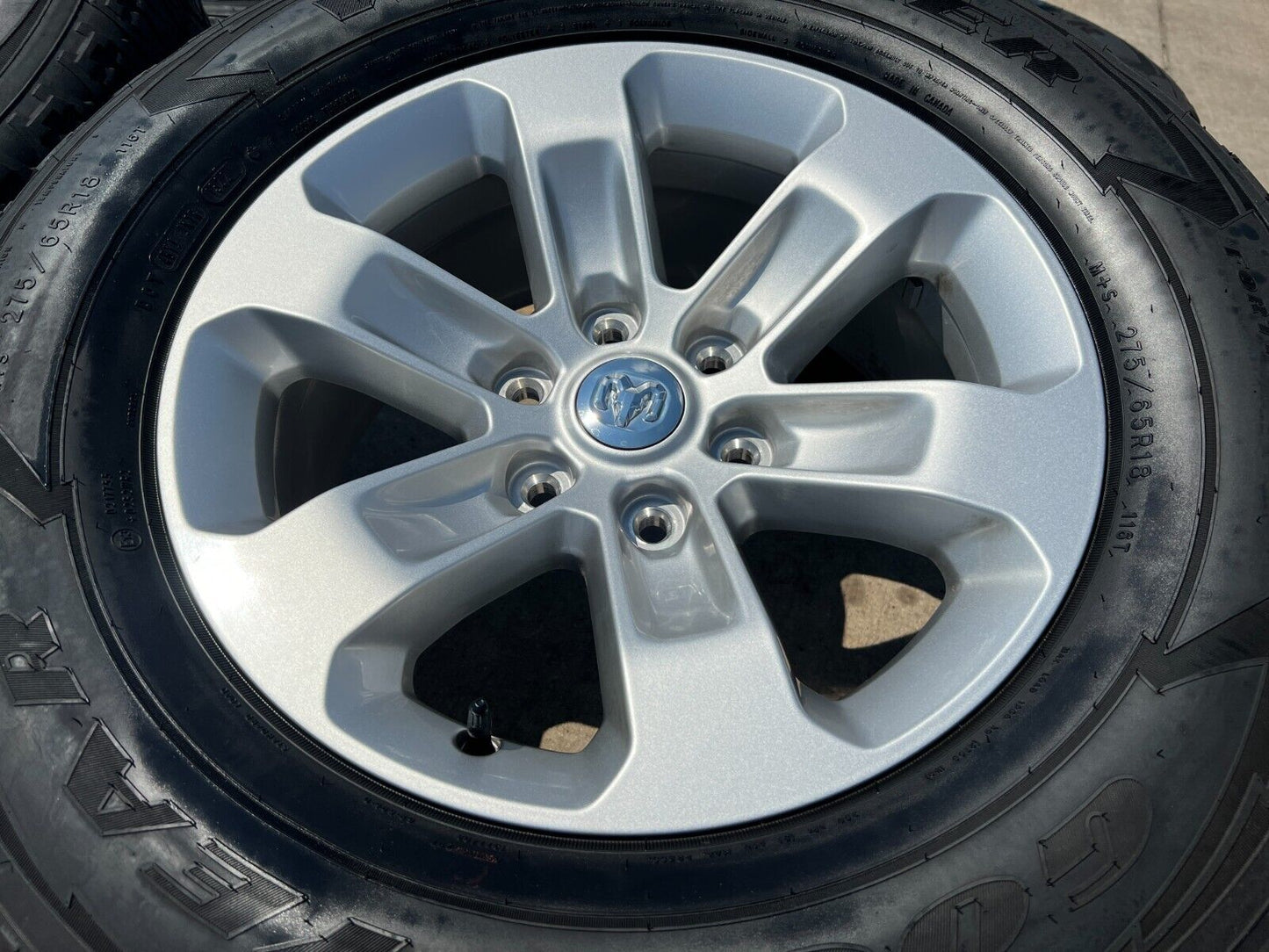 18" Dodge Ram 1500 OEM wheels rims 6x5.5 2672 tires 2019 2020 2021 2022 2023