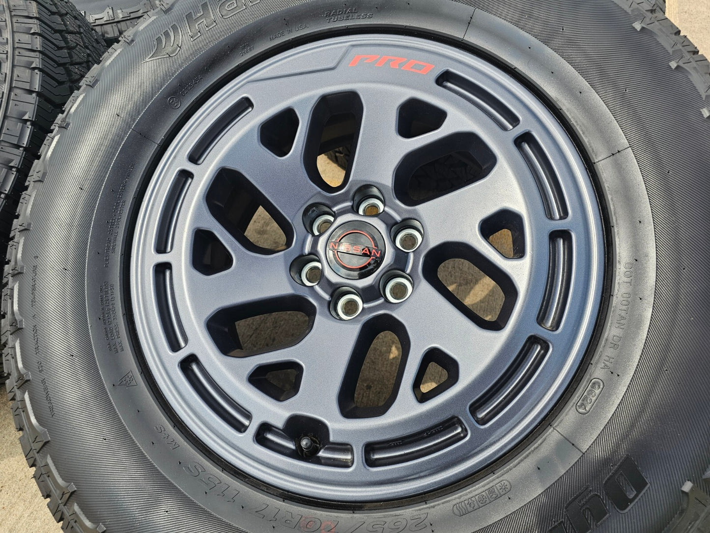 17" Nissan Frontier X-PRO OEM Desert Runner wheels rims tires 2024 2025 2026