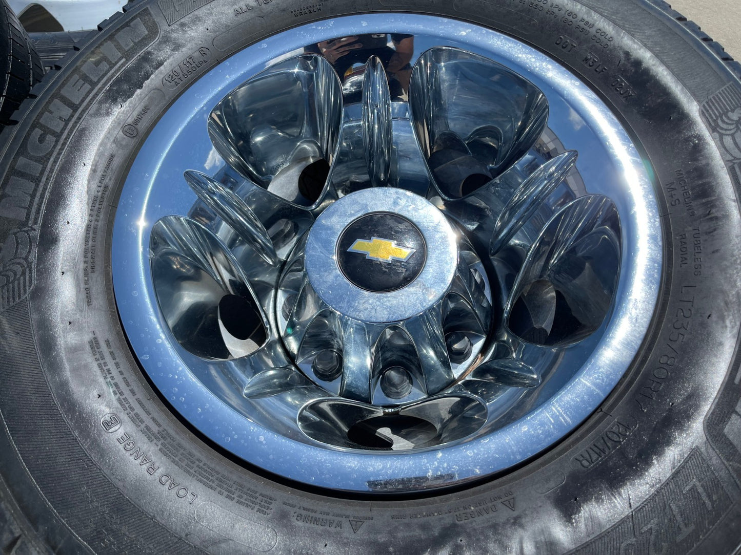 17" Chevy Silverado GMC Sierra 3500 Dually simulator rims wheels OEM 8094