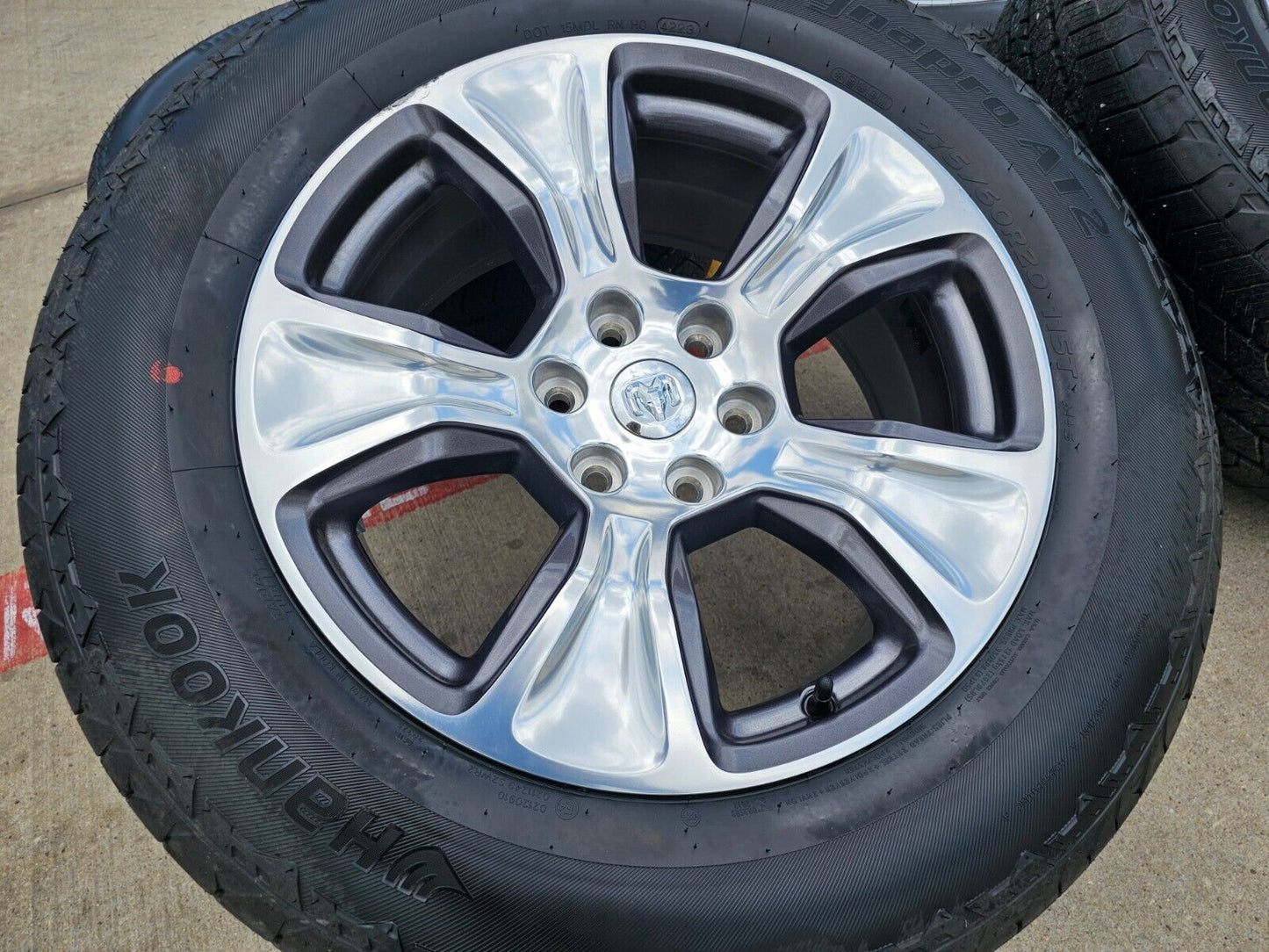 20" Dodge Ram 1500 OEM Laramie wheels rims 2674 tires 2022 2023 2024 2025 NEW