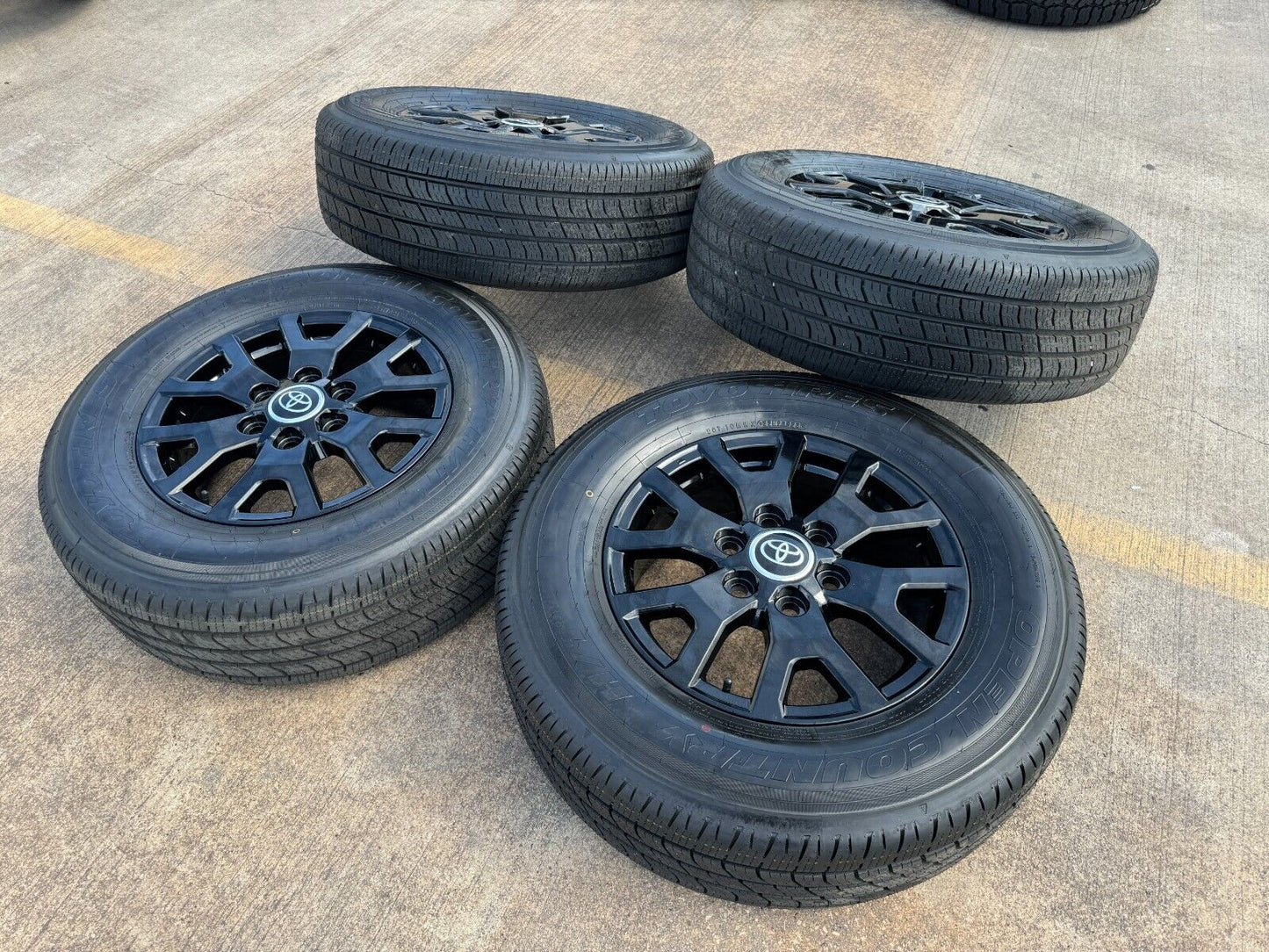 17" Toyota Tacoma 4Runner TRD Black OEM wheels rims tires 2024 2025 NEW