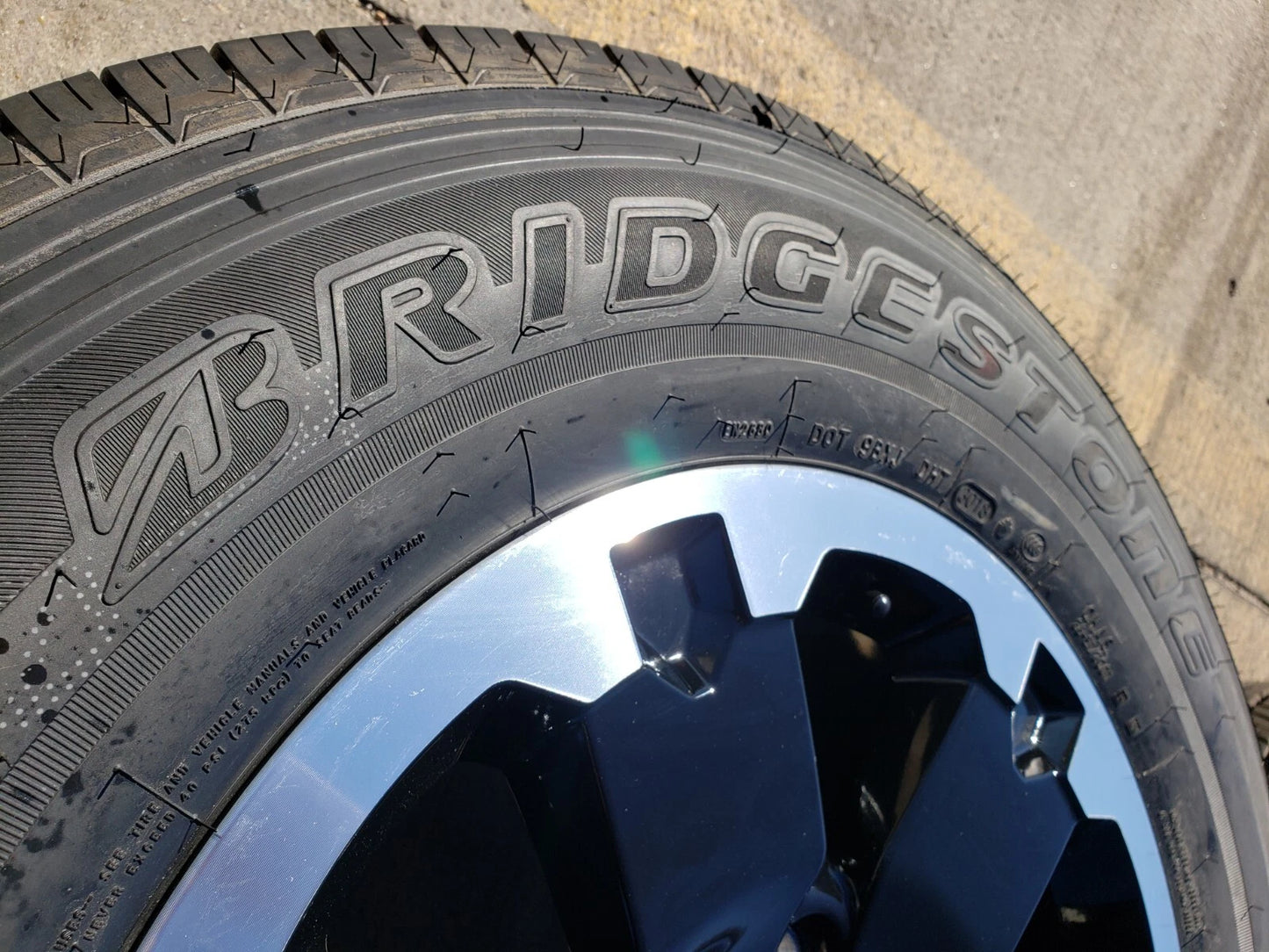 18" Ford Bronco BADLANDS OEM black wheels rims 10282 Ranger
