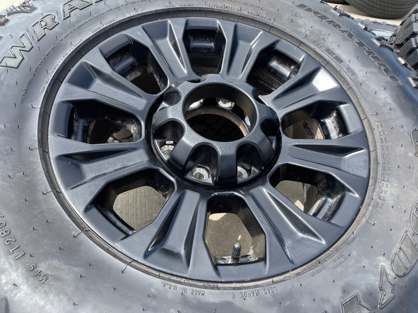 18" Ford F-250 F-350 Tremor OEM 10097 rims wheels DURATRAC A/T tires