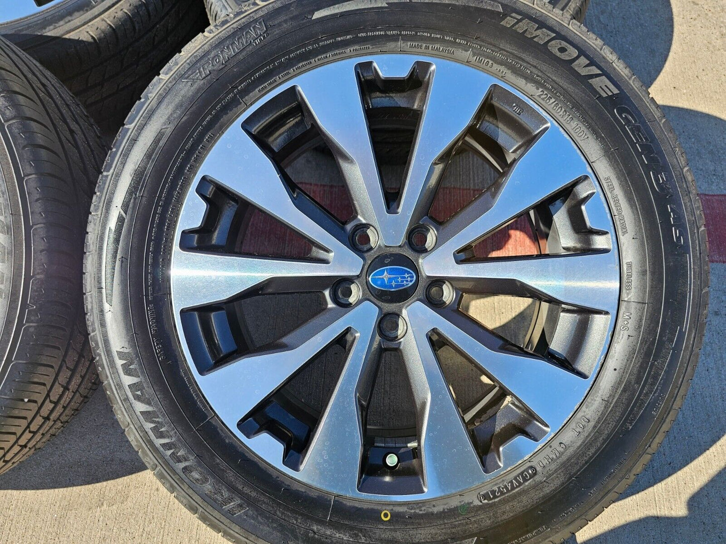 18" Subaru Outback Legacy Forester OEM wheels rims 68826 tires