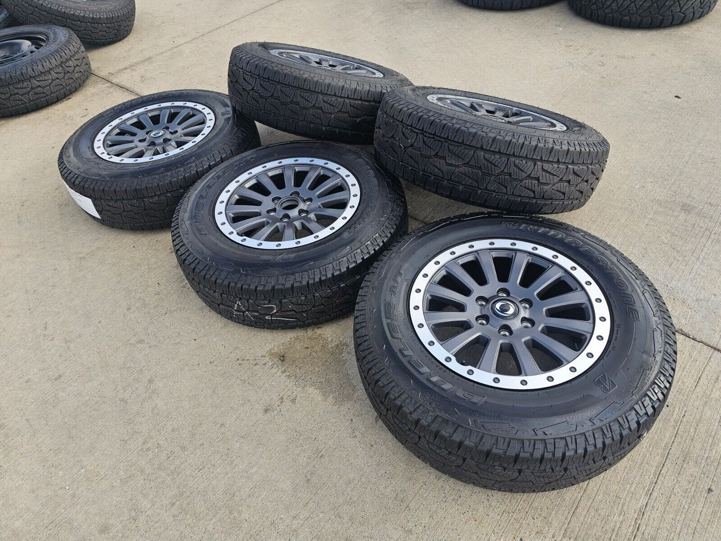 (4) 18" INEOS Grenadier OEM wheels rims tires beadlock 2022 2023 2024 2025 NEW