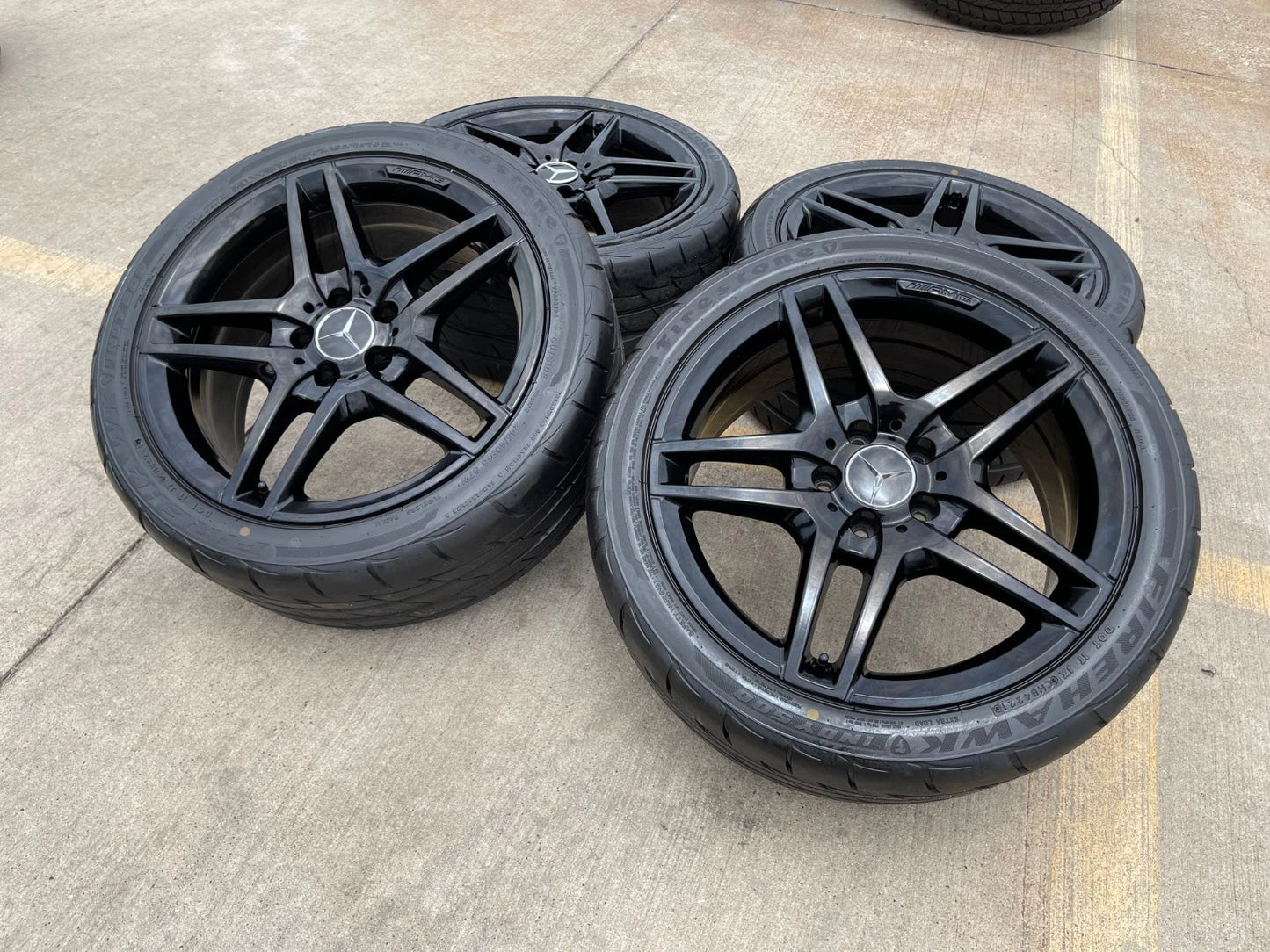 18" Mercedes E350 E550 C300 C E S Class AMG OEM 85458 85398 wheels rims tires