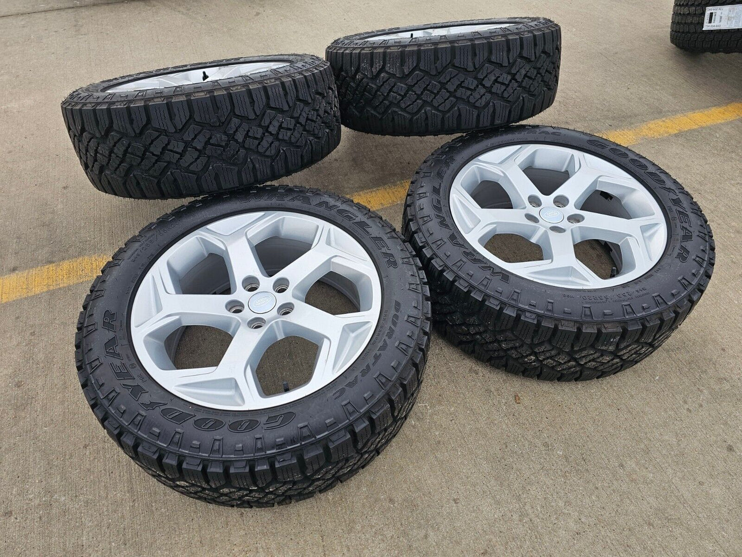 20" Range Land Rover OEM 72310 wheels rims A/T tires DURATRAC