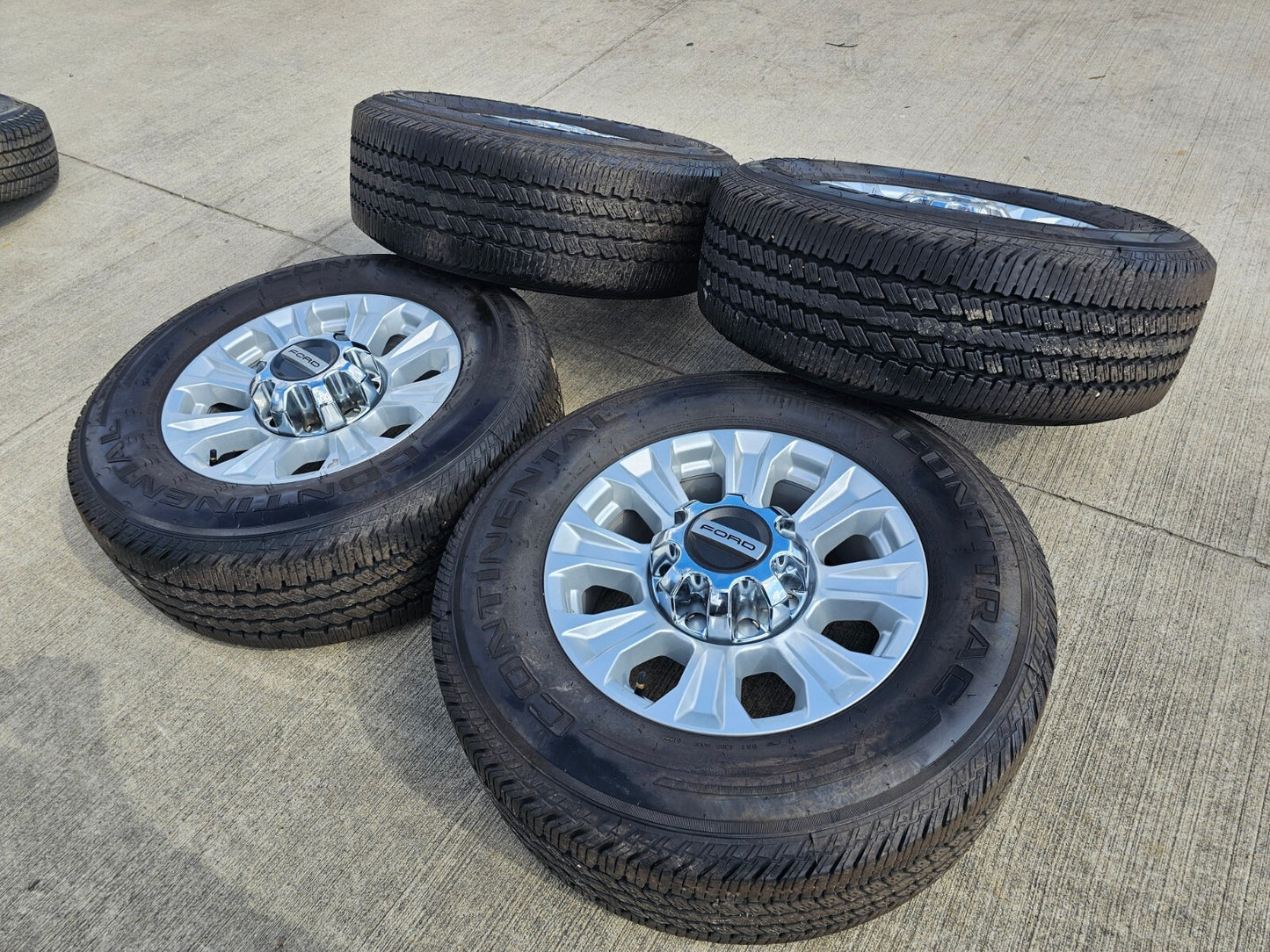 18" Ford F-250 F-350 OEM Lariat 10097 rims wheels 2021 2022 2023 2024 2025