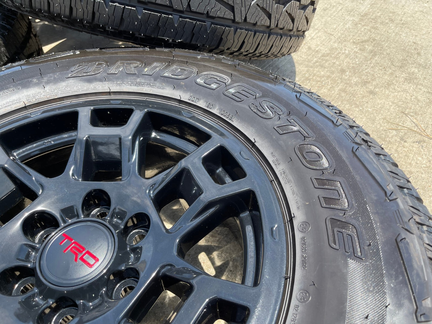 17" Toyota 4Runner Tacoma OEM wheels rims black 170302 TRD FJ BRIDGESTONE NEW