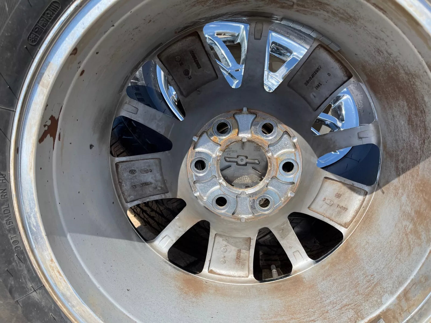 20" Chevy Silverado Tahoe OEM wheels rims 5653 CHROME tires
