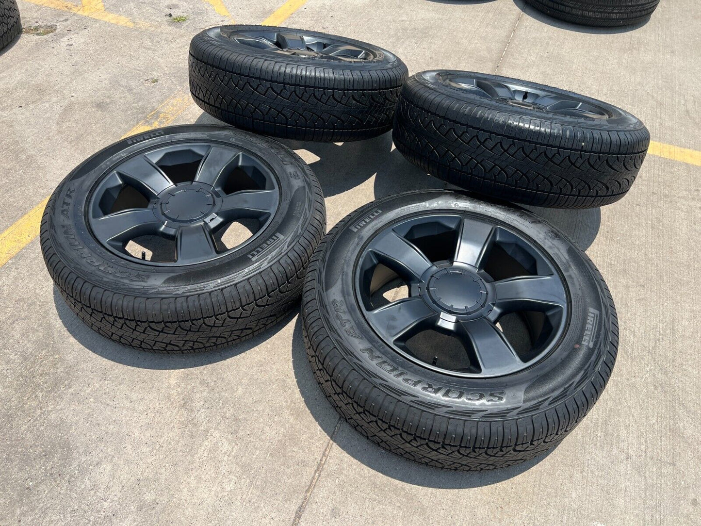 20" Chevy Silverado Tahoe OEM Replica wheels rims black 2017 2018 2019 2020 5651