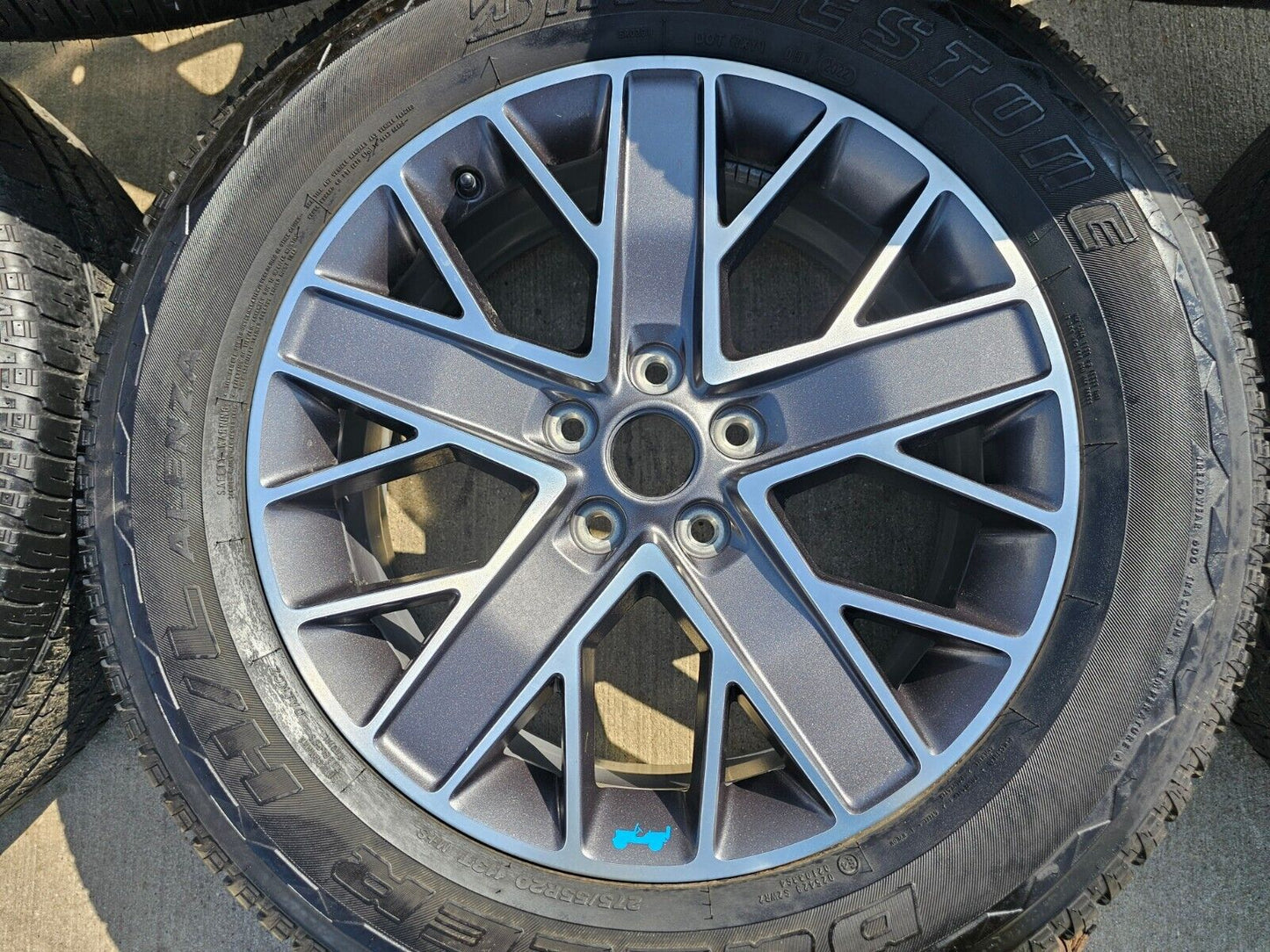 20" Jeep Wrangler EV 4XE Rubicon OEM 9276 wheels rims Gladiator 2022 2023 2024