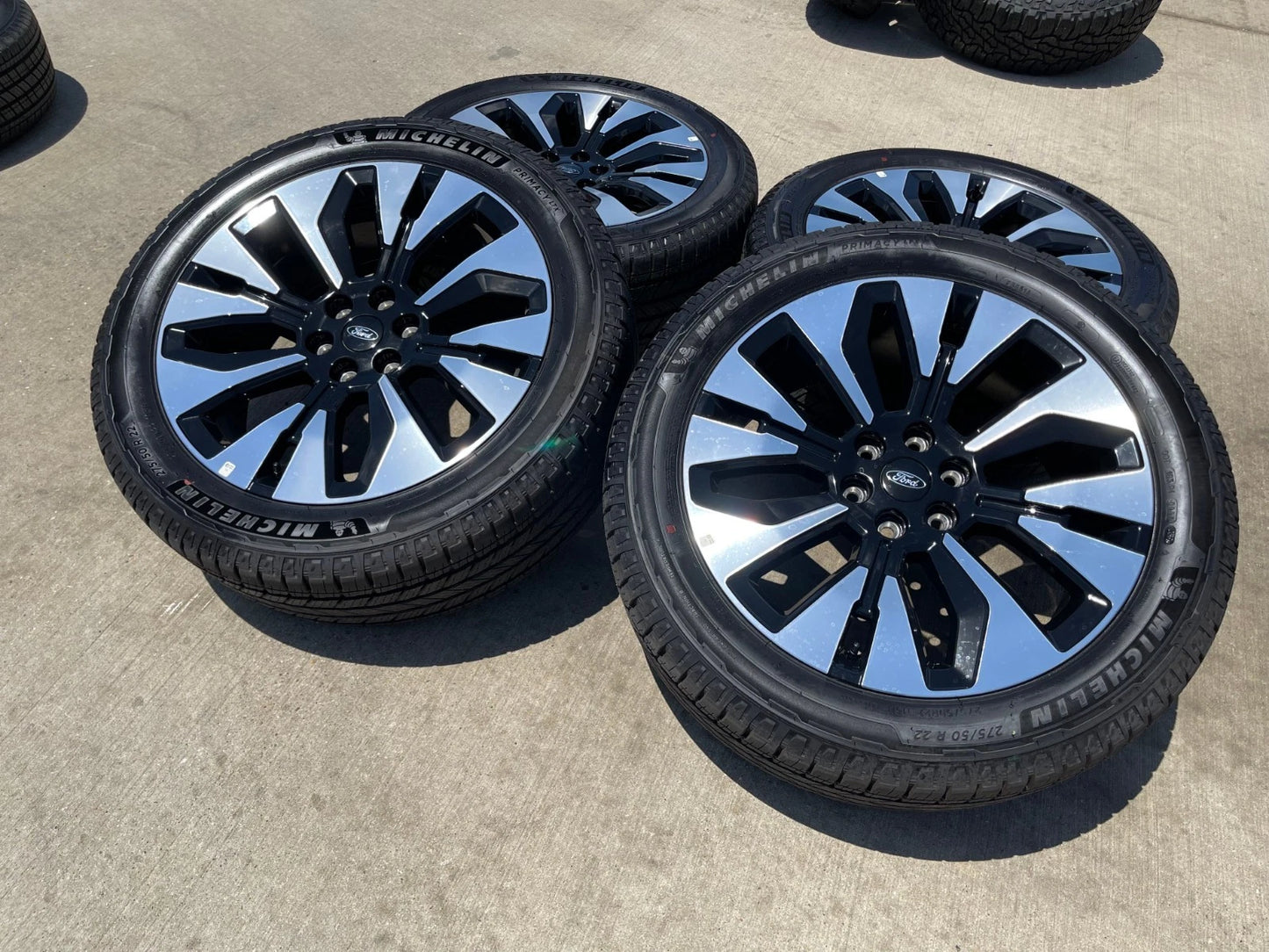 22" Ford F-150 LIMITED Plus OEM rims wheels Expedition MICHELIN 2025 2026 NEW