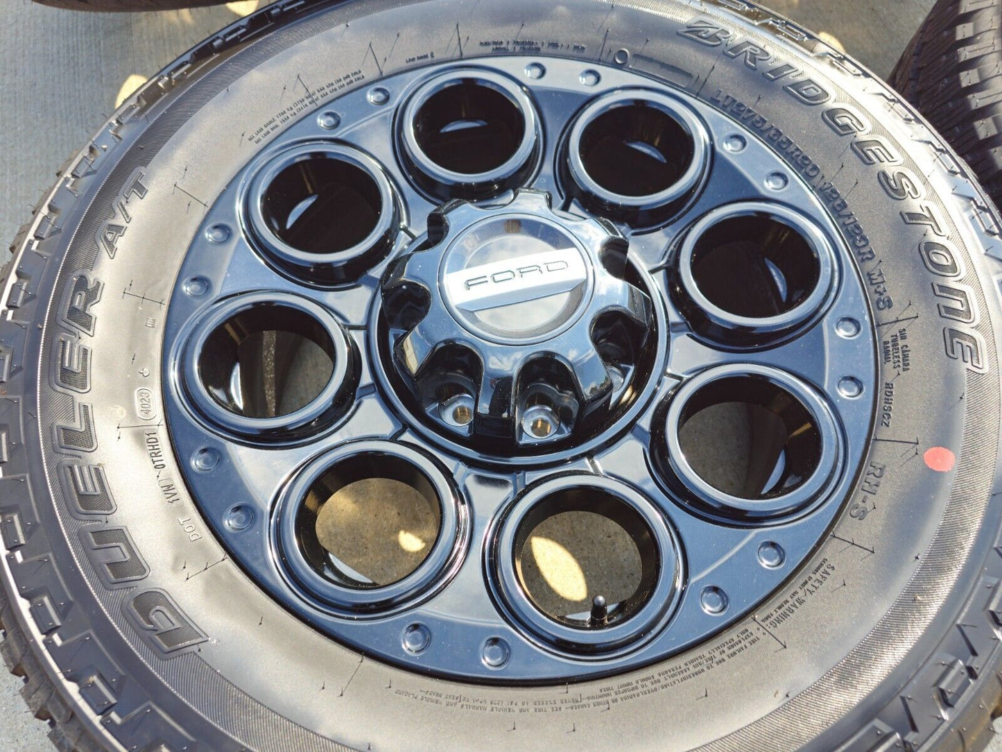 20" Ford F-250 F-350 OEM black TREMOR wheels rims 10299 tires 2023 2024