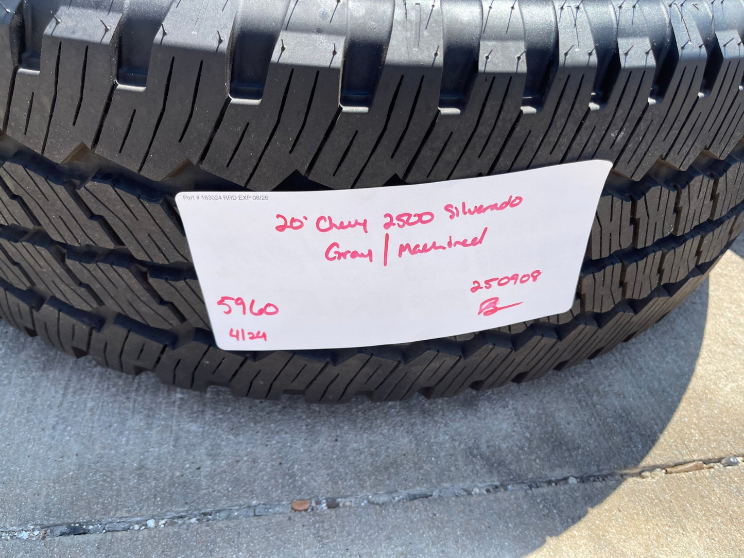 20" Chevy Silverado 2500 3500 OEM 5960 5947 GMC Sierra wheels rims tires NEW