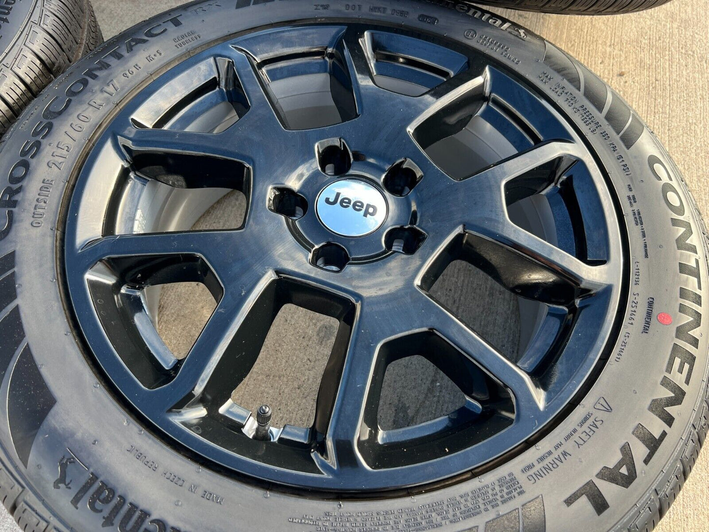 17" Jeep Cherokee wheels OEM rims Compass 9257 9225 Renegade NEW