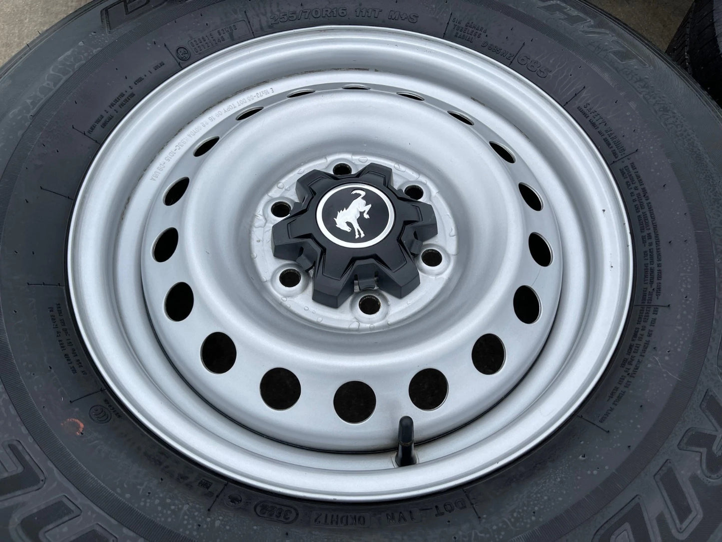 16" Ford Bronco steel wheels rims tires 10226 Ranger 2021 2022 2023 2024 2025