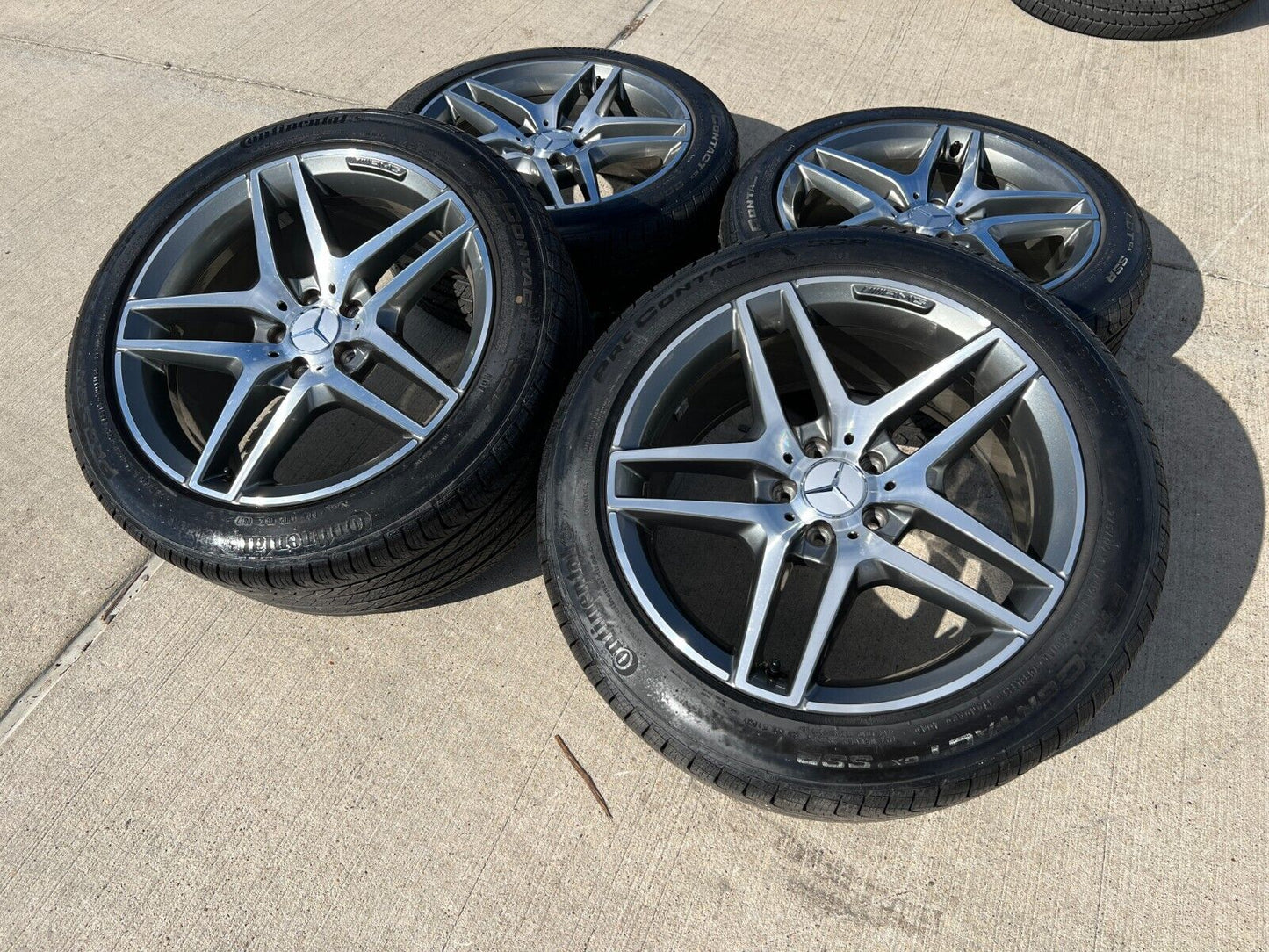 19" Mercedes S550 AMG S400 S600 OEM 85350 85348 tires 2020 2021 2022 2023 2024
